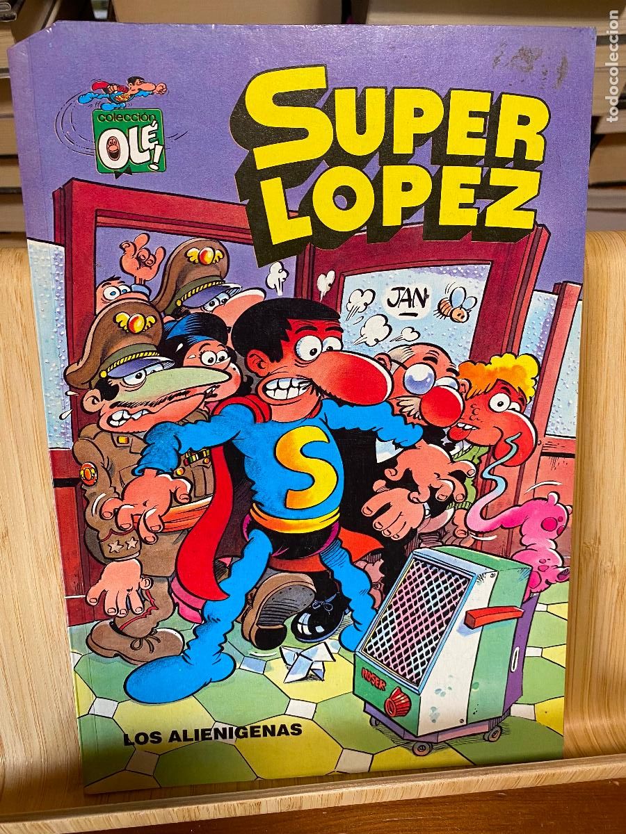 C&oacute;mics: LOS ALIEN&Iacute;GENAS. JAN. SUPERL&Oacute;PEZ N&ordm; 4. EDICIONES B. 3&ordf; EDICI&Oacute;N, 1993 - Foto 1