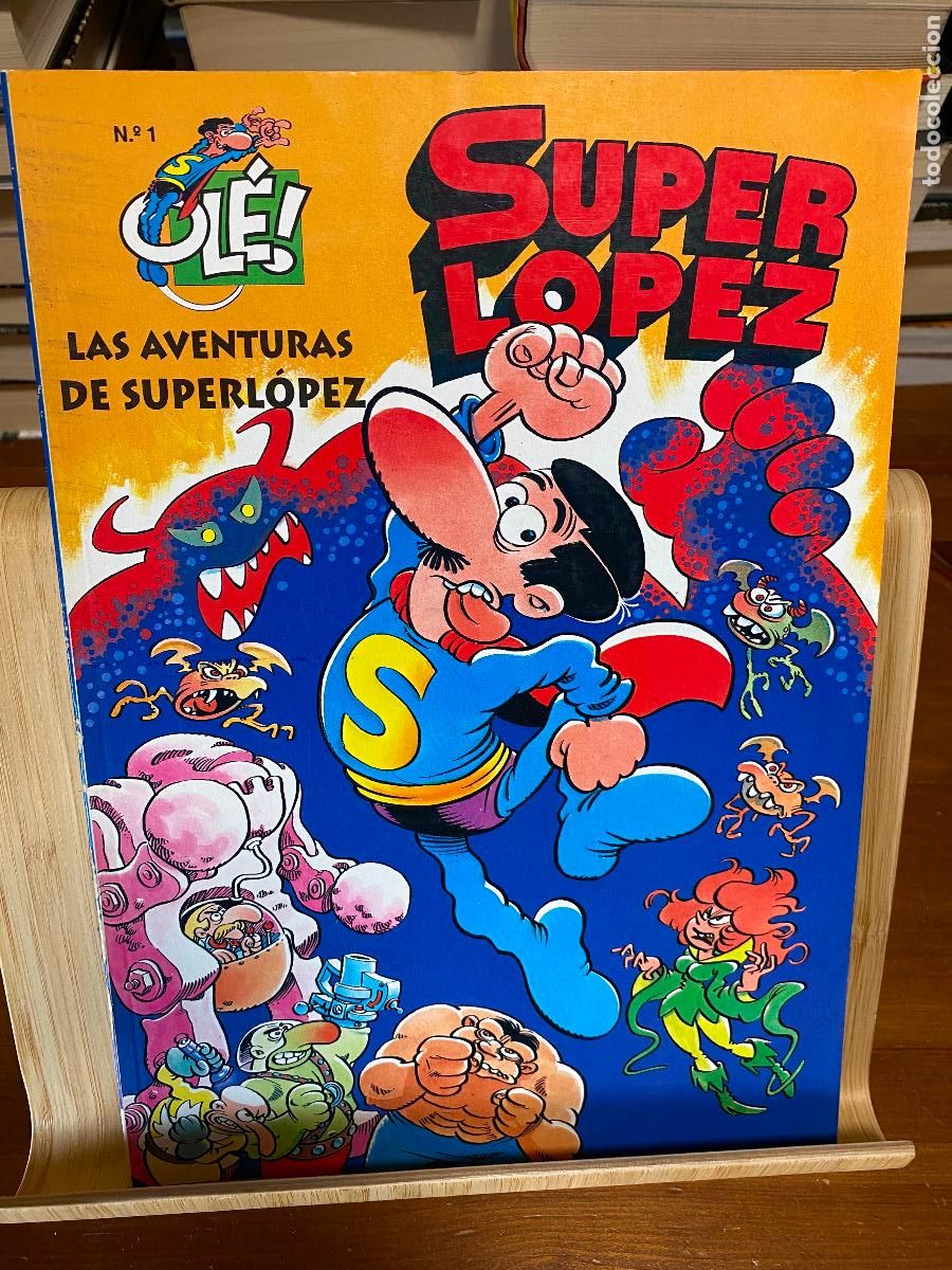 C&oacute;mics: LAS AVENTURAS DE SUPERL&Oacute;PEZ. JAN. SUPERL&Oacute;PEZ N&ordm; 1. EDICIONES B. 1&ordf; EDICI&Oacute;N, 1995