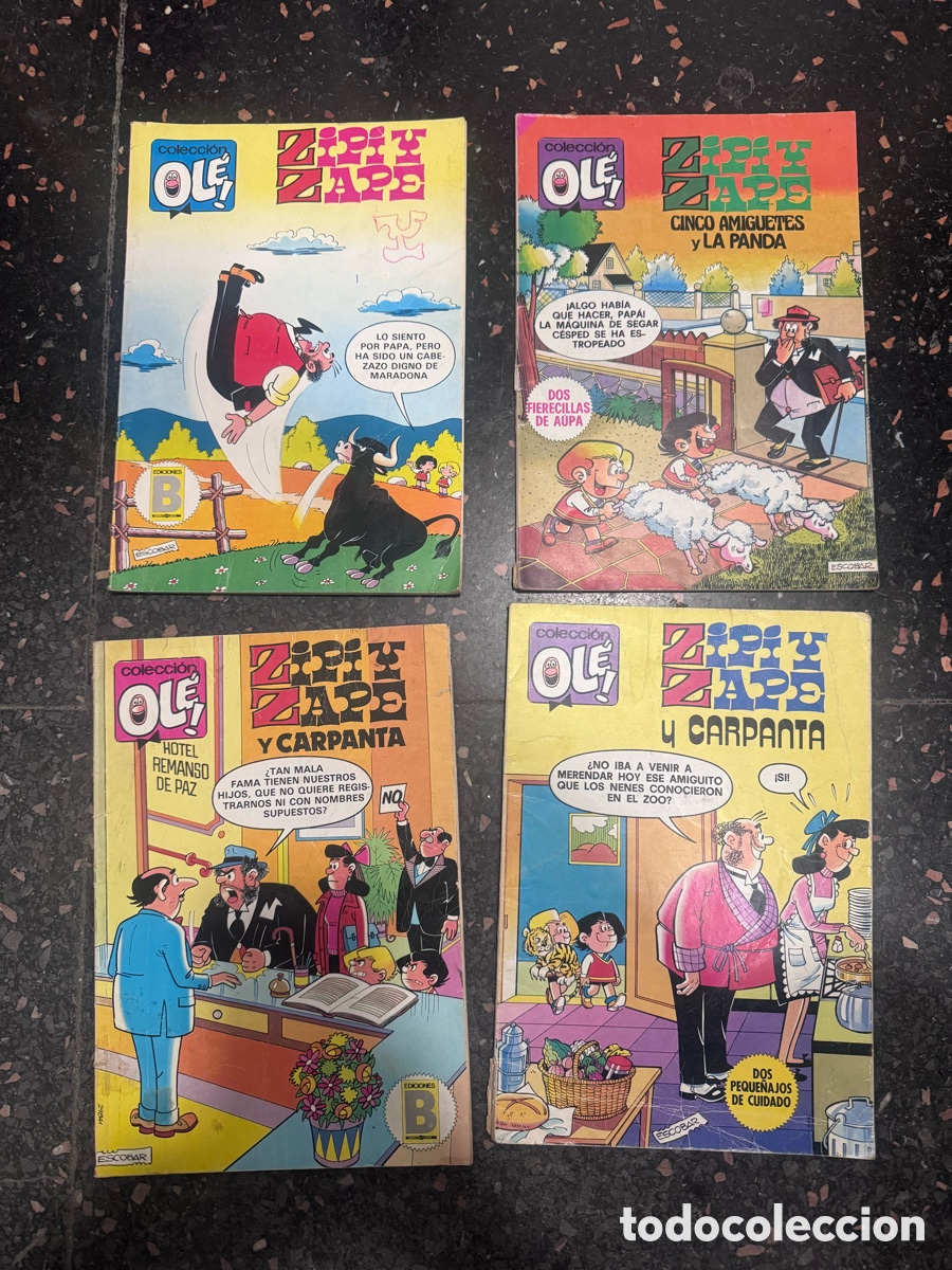 C&oacute;mics: Lote 4 tebeos Zipi y zape