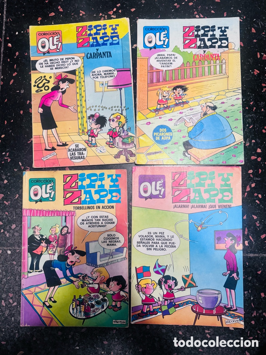 C&oacute;mics: Lote 4 tebeos Zipi y Zape