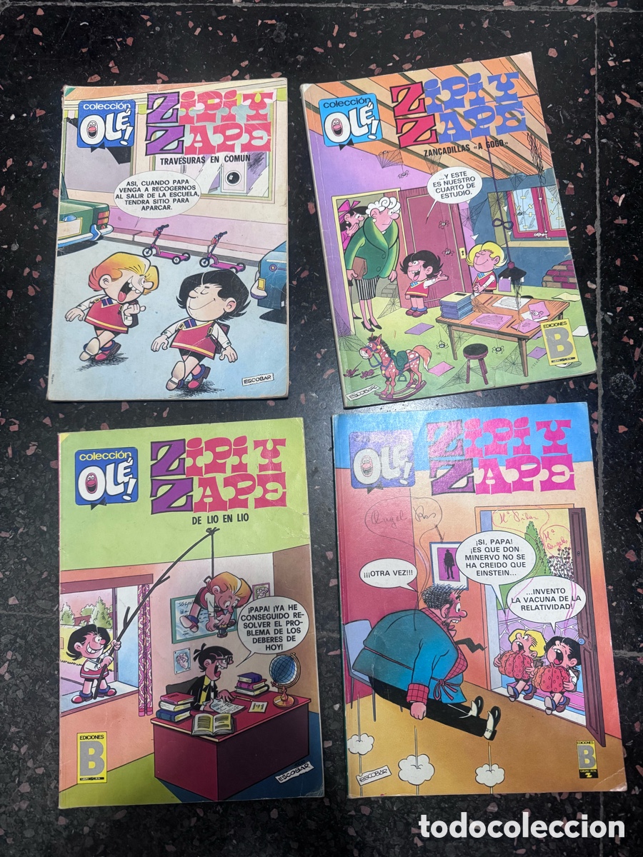 C&oacute;mics: Lote de 4 Tebeos Zipi y Zape