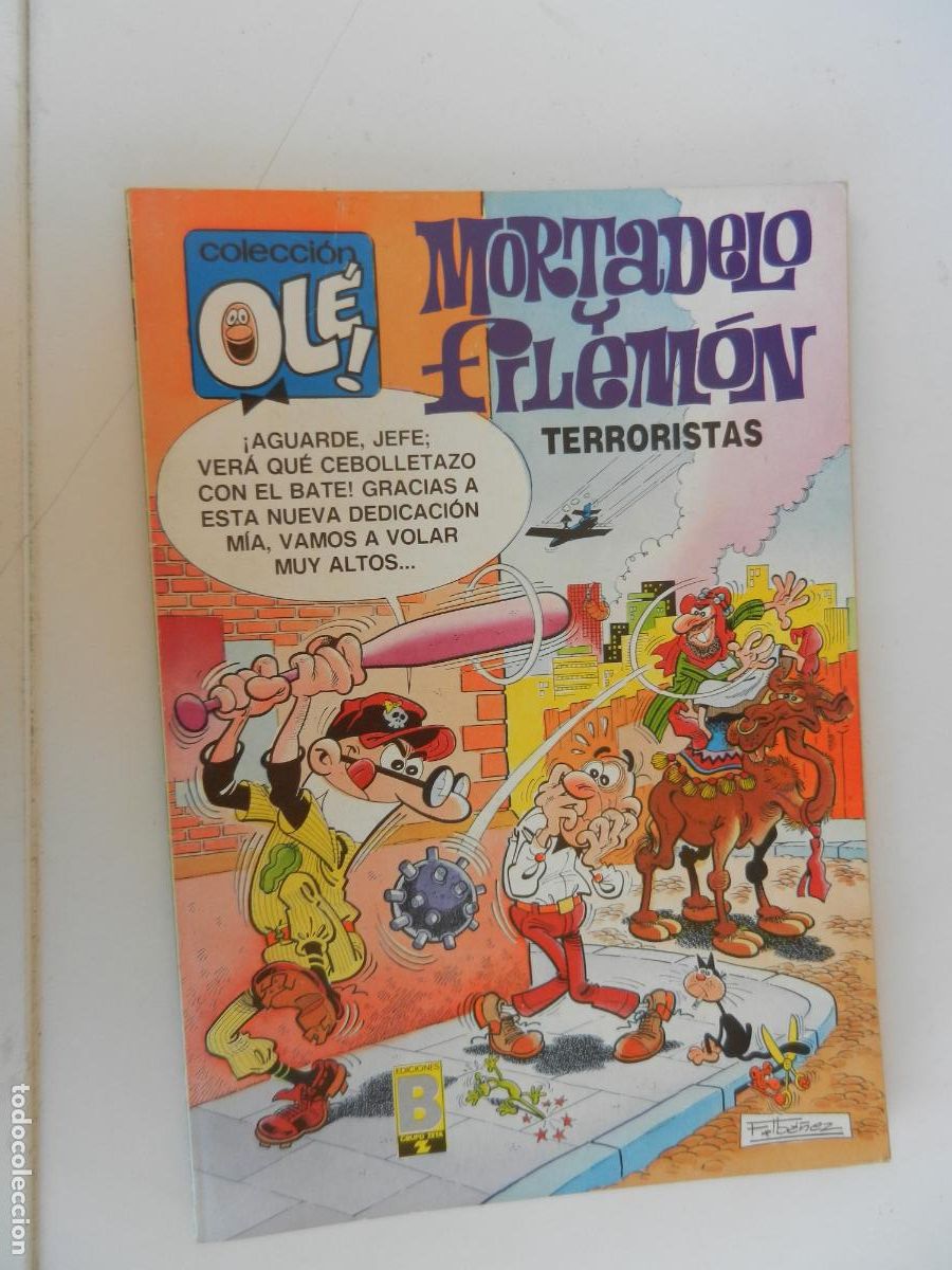 C&oacute;mics: MORTADELO Y FILEM&Oacute;N - TERRORISTAS - OL&Eacute; - EDICIONES B 1989 1&ordf; EDICI&Oacute;N.