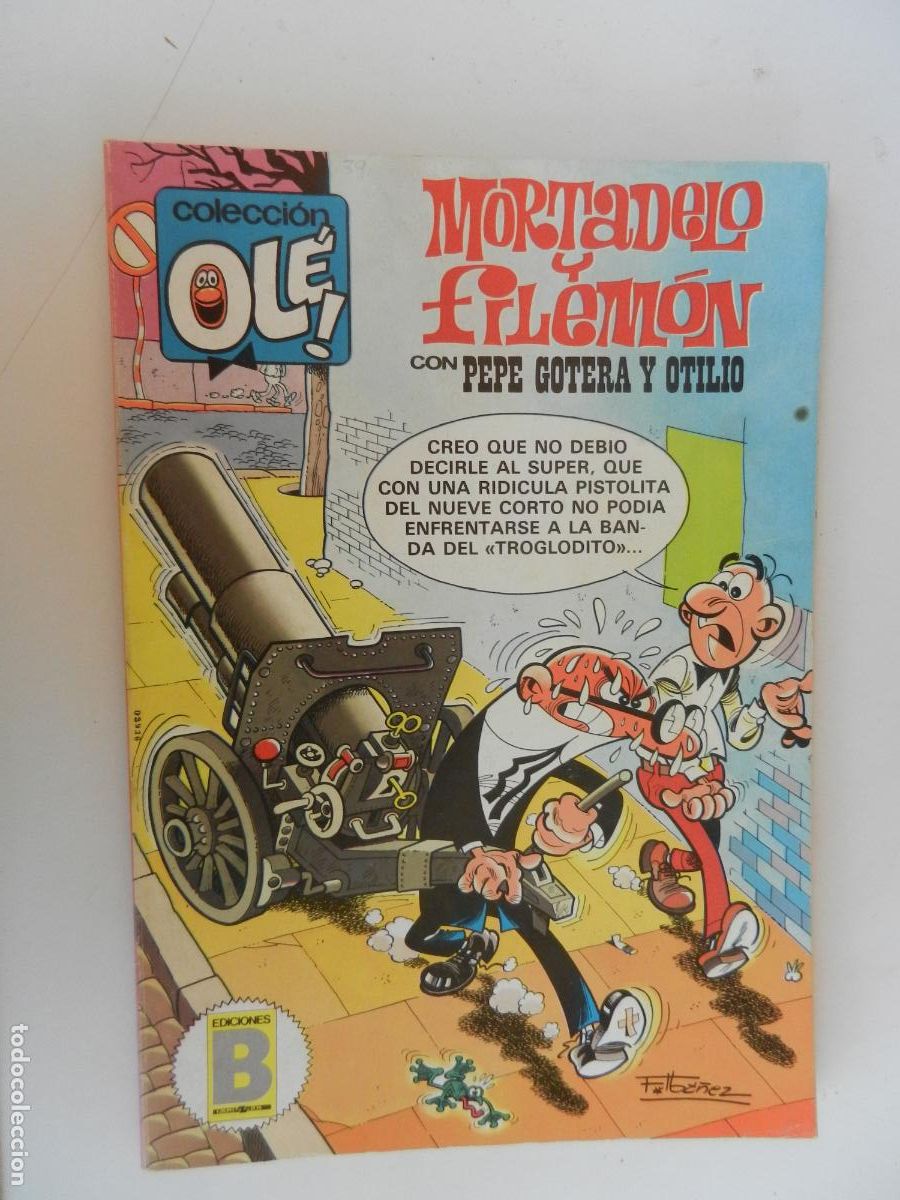 C&oacute;mics: MORTADELO Y FILEM&Oacute;N - CON PEPE GOTERA Y OTILIO - OL&Eacute; - EDICIONES B SEPTIEMBRE 1987