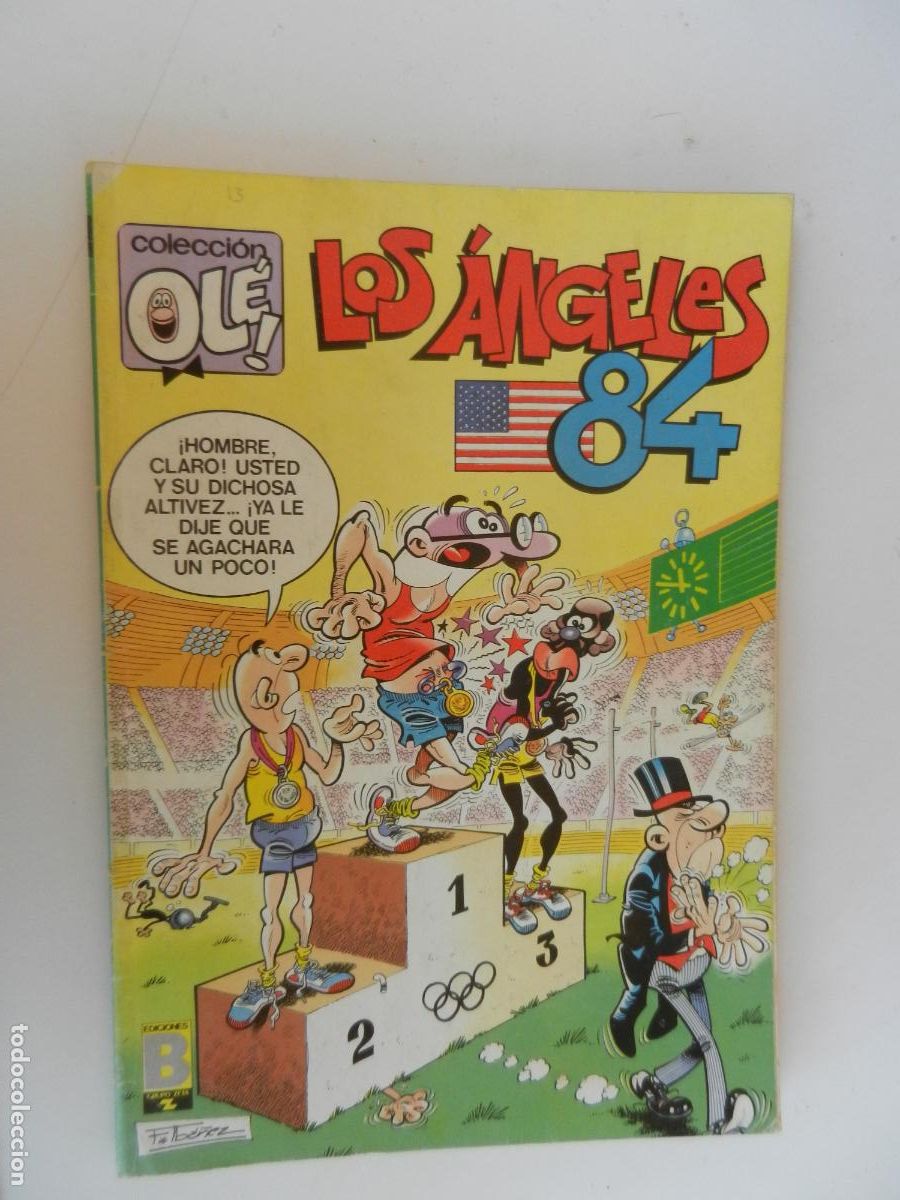 C&oacute;mics: MORTADELO Y FILEM&Oacute;N - Y EL BOTONES SACARINO - LOS &Aacute;NGELES 84 - OL&Eacute; - EDICIONES B AG. 1988 1&ordf; ED.
