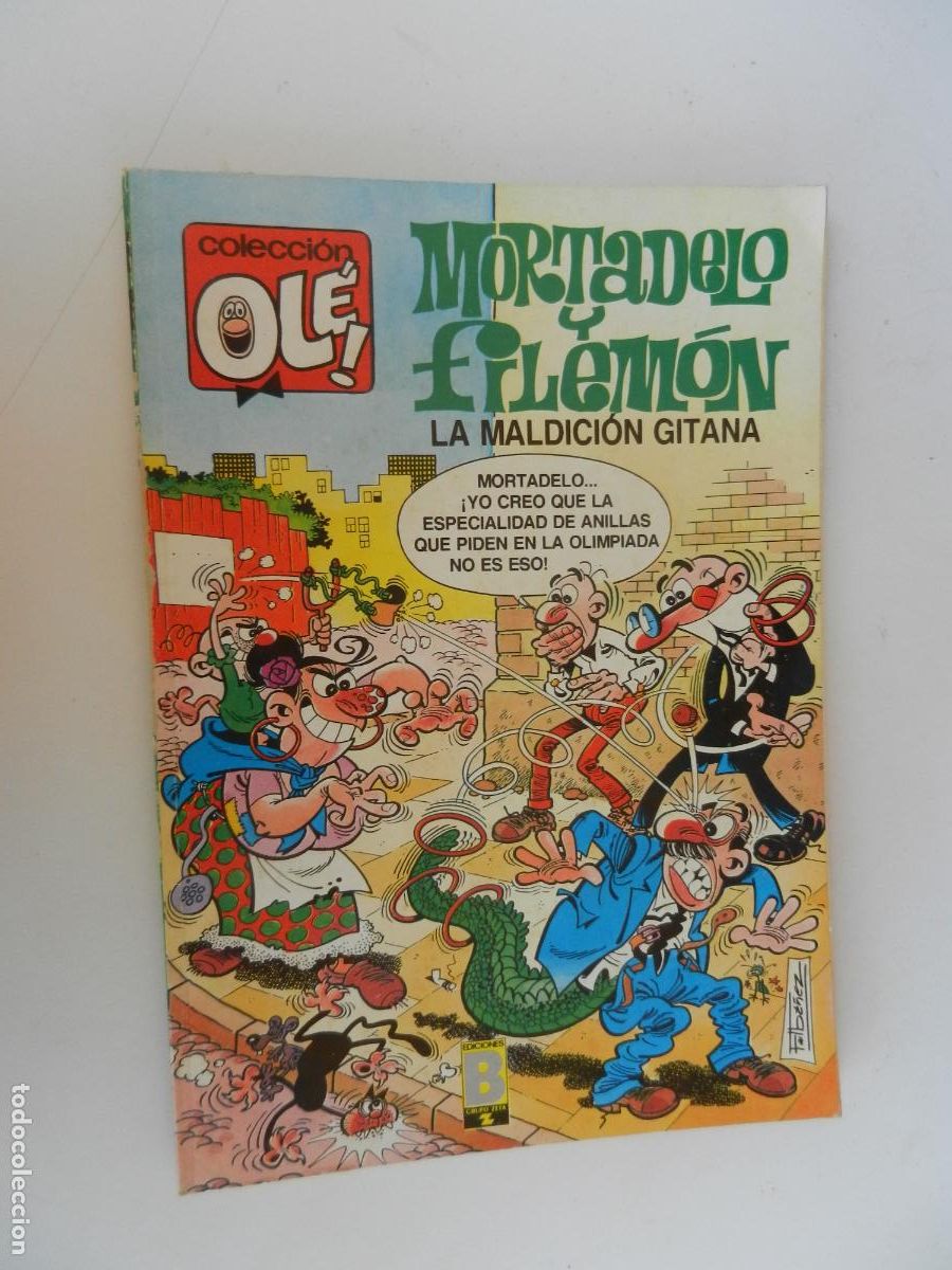 C&oacute;mics: MORTADELO Y FILEM&Oacute;N - LA MALDICI&Oacute;N GITANA - OL&Eacute; - EDICIONES B MAYO 1990 1&ordf; ED.