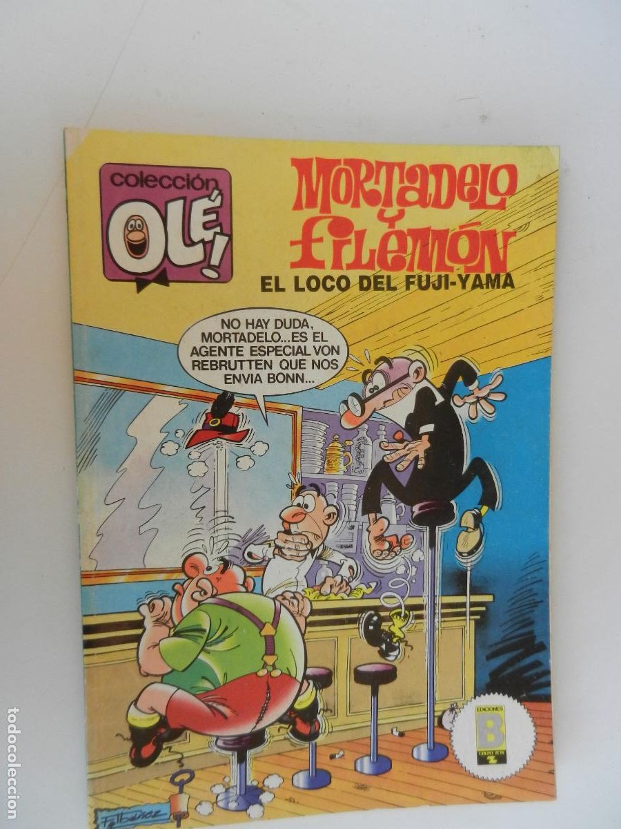 C&oacute;mics: MORTADELO Y FILEM&Oacute;N - EL LOCO DEL FUJI-YAMA - OL&Eacute; - EDICIONES B SEPT. 1989 1&ordf; ED.