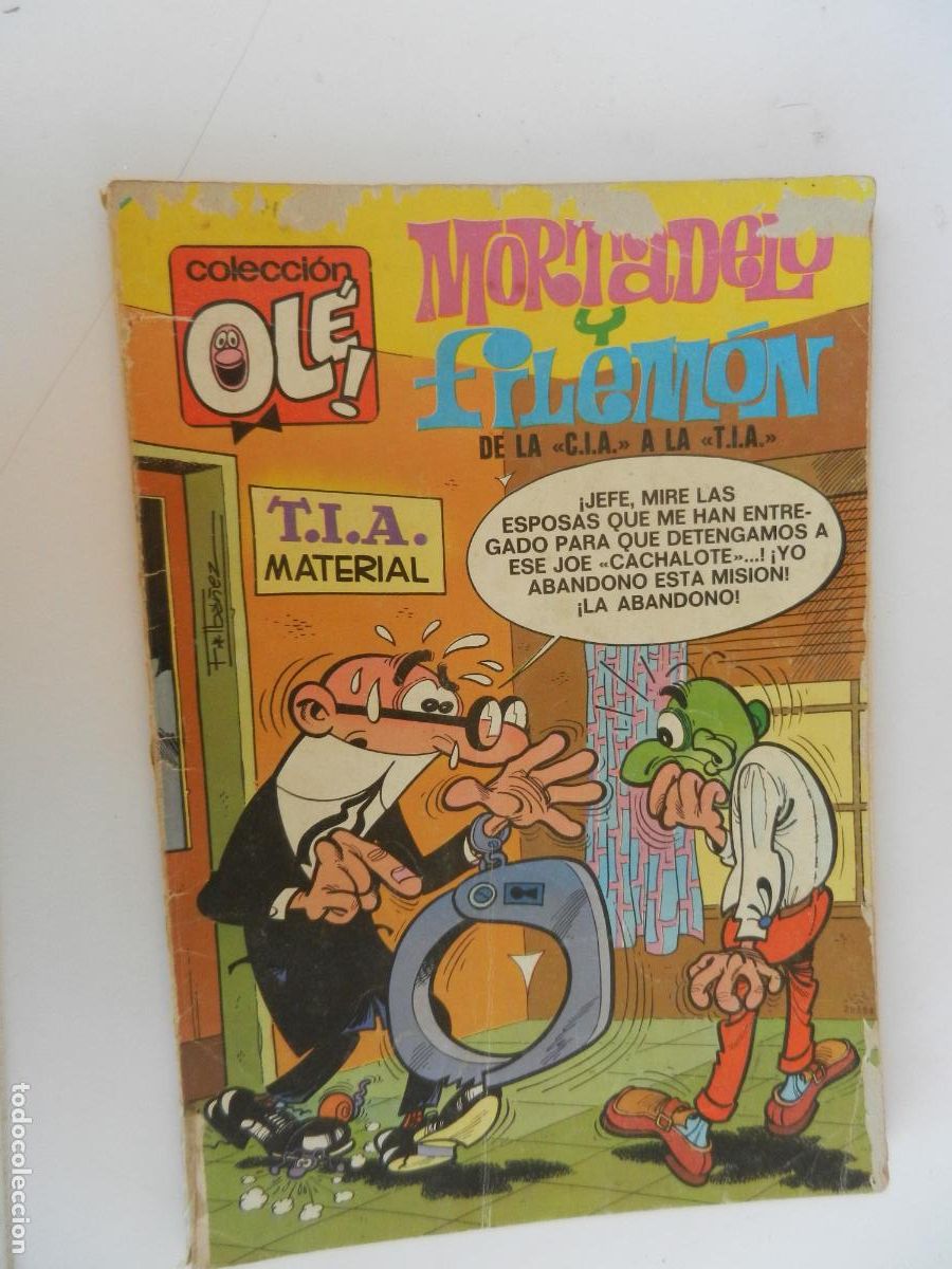 C&oacute;mics: MORTADELO Y FILEM&Oacute;N - DE LA C.I.A. A LA T.I.A. - OL&Eacute; - EDICIONES BRUGUERA 1984.