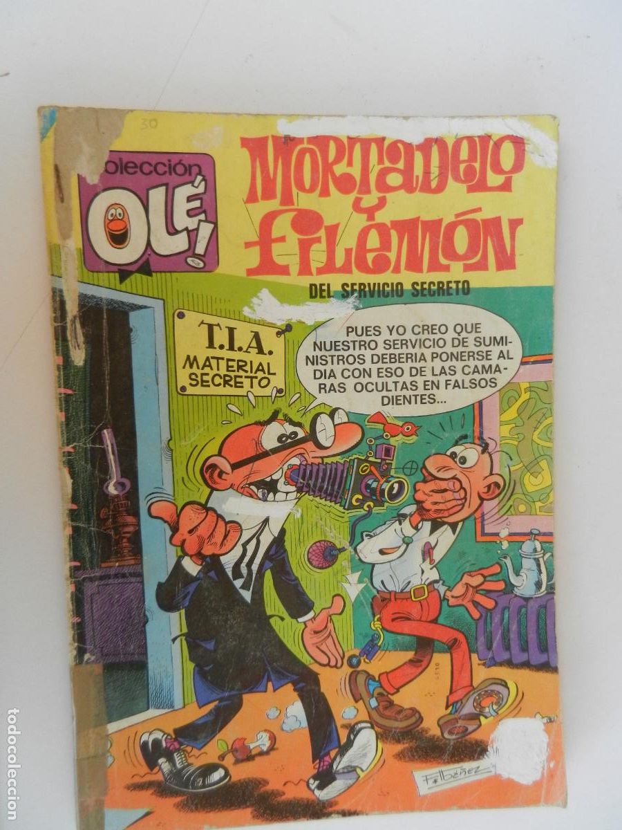 Comics : MORTADELO Y FILEM&Oacute;N - DEL SERVICIO SECRETO - OL&Eacute; - EDICIONES BRUGUERA 1984.