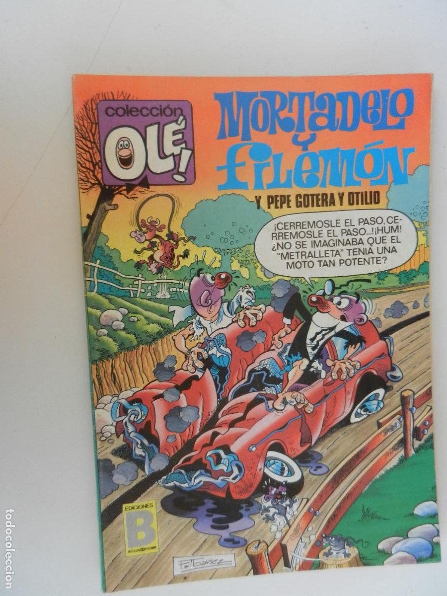 Comics : MORTADELO Y FILEM&Oacute;N - Y PEPE GOTERA Y OTILIO - OL&Eacute; - EDICIONES B NOV. 1987.