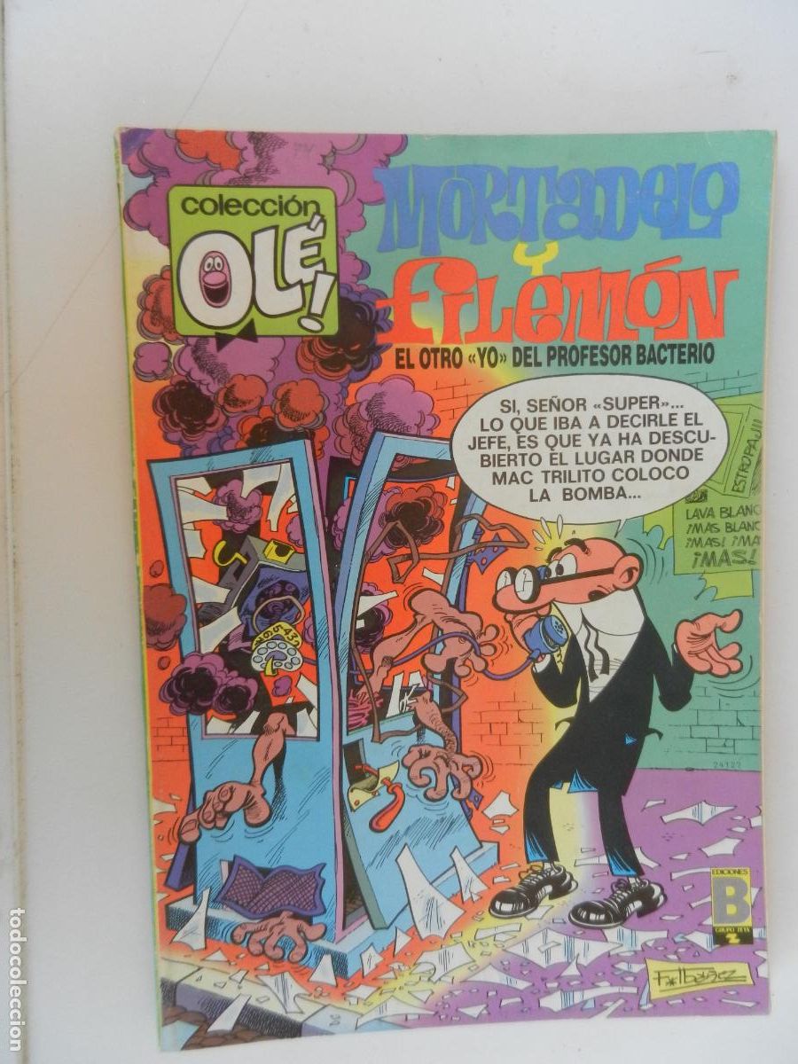 Comics : MORTADELO Y FILEM&Oacute;N - EL OTRO YO DEL PROFESOR - OL&Eacute; - EDICIONES B ABRIL 1988 1&ordf; ED.