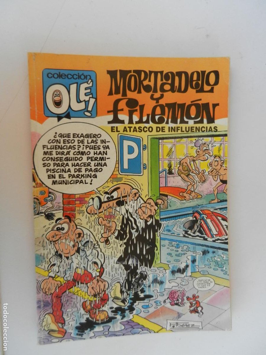 Comics: MORTADELO Y FILEM&Oacute;N - EL ATASCO DE INFLUENCIAS - OL&Eacute; - EDICIONES B ABRIL 1991 1&ordf; ED.