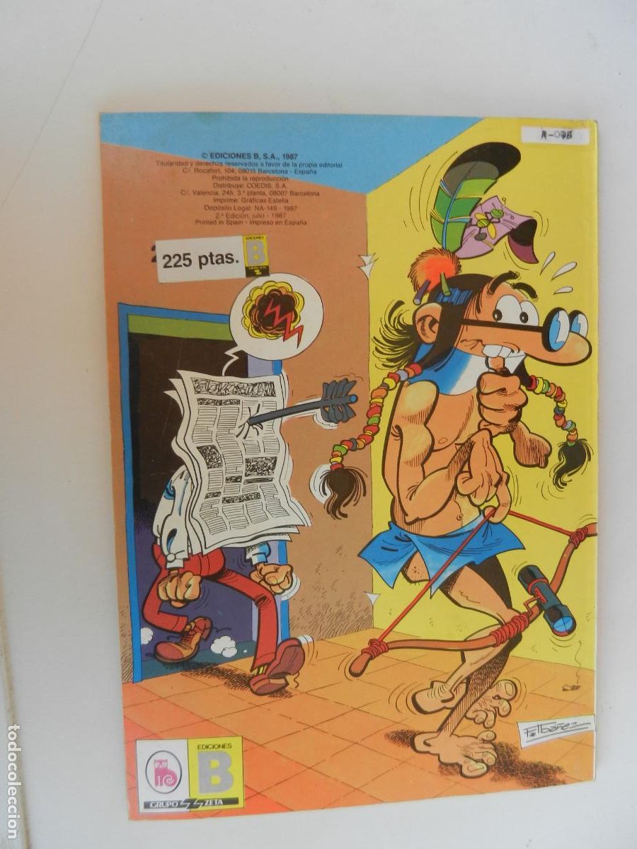 C&oacute;mics: MORTADELO Y FILEM&Oacute;N - OL&Eacute; - EDICIONES B JULIO 1987 1&ordf; ED. - Foto 2