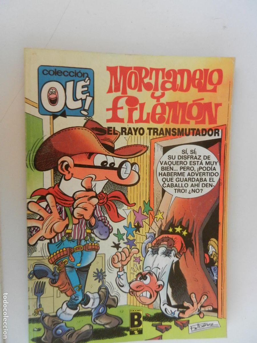 C&oacute;mics: MORTADELO Y FILEM&Oacute;N - EL RAYO TRANSMUTADOR - OL&Eacute; - EDICIONES B DIC. 1988 1&ordf; ED.