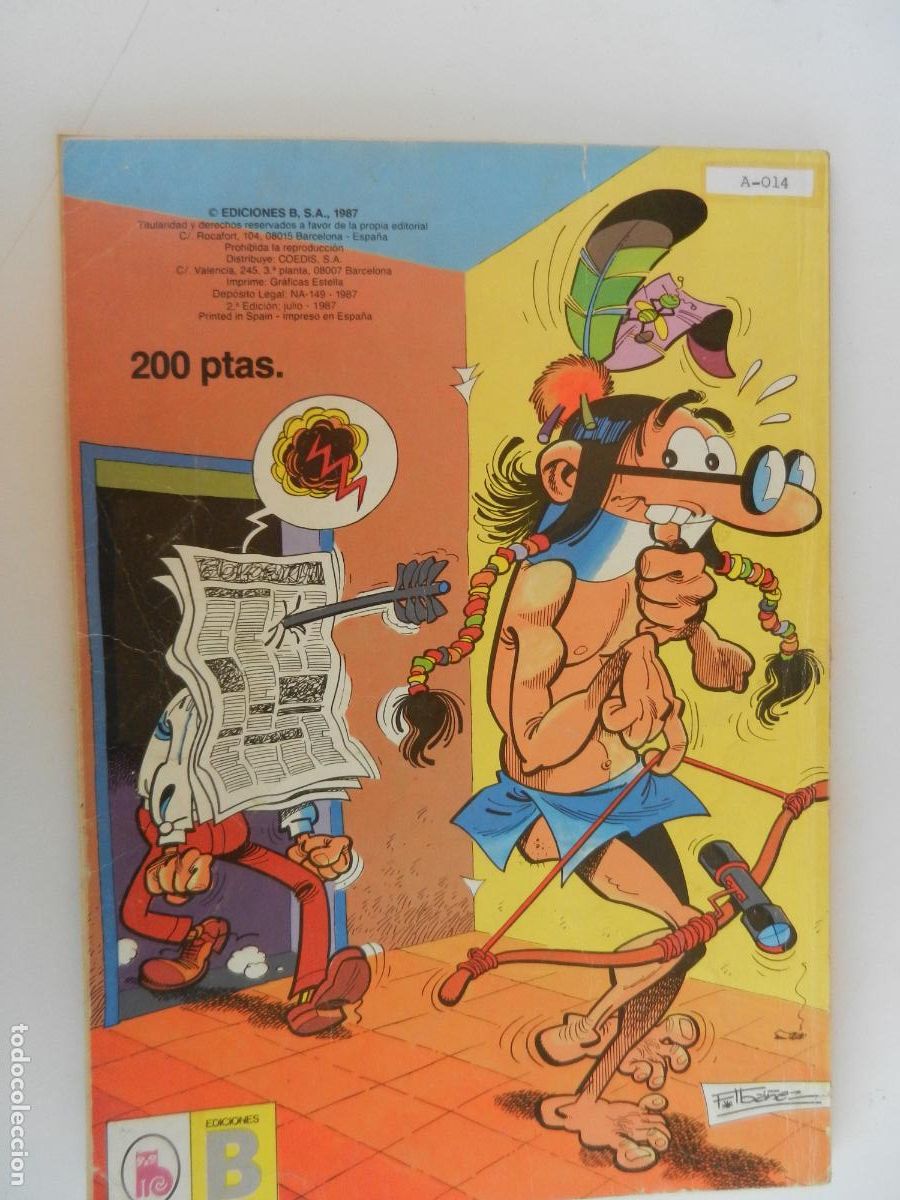 C&oacute;mics: MORTADELO Y FILEM&Oacute;N - CON ROMPETECHOS - OL&Eacute; - EDICIONES B JULIO 1987 2&ordf; ED. - Foto 2