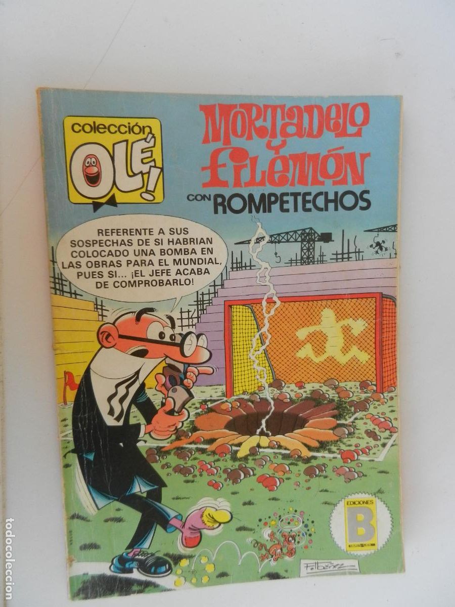 C&oacute;mics: MORTADELO Y FILEM&Oacute;N - CON ROMPETECHOS - OL&Eacute; - EDICIONES B JULIO 1987 2&ordf; ED. - Foto 1