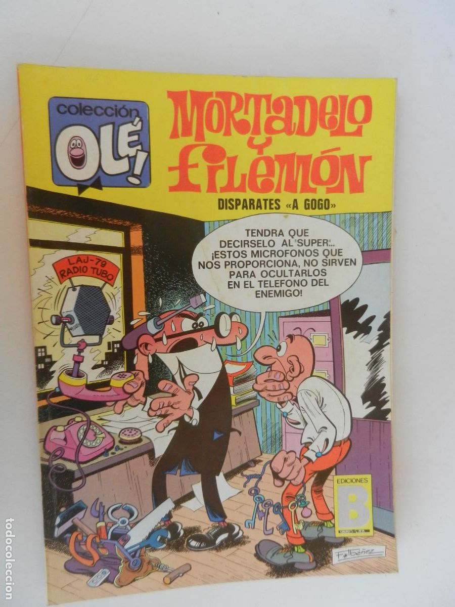 Fumetti: MORTADELO Y FILEM&Oacute;N - DISPARATES A GOGO - OL&Eacute; - EDICIONES B MARZO 1987 7&ordf; ED.