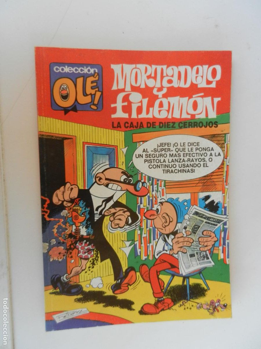 Fumetti: MORTADELO Y FILEM&Oacute;N - LA CAJA DE DIEZ CERROJOS - OL&Eacute; - EDICIONES B MAYO 1991 2&ordf; ED.
