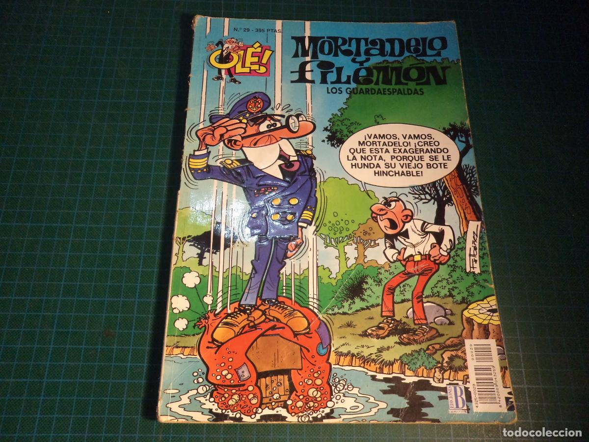 C&oacute;mics: Coleccion Ol&eacute; Mortadelo. N&ordm; 29. Ediciones B. Con se&ntilde;ales de uso