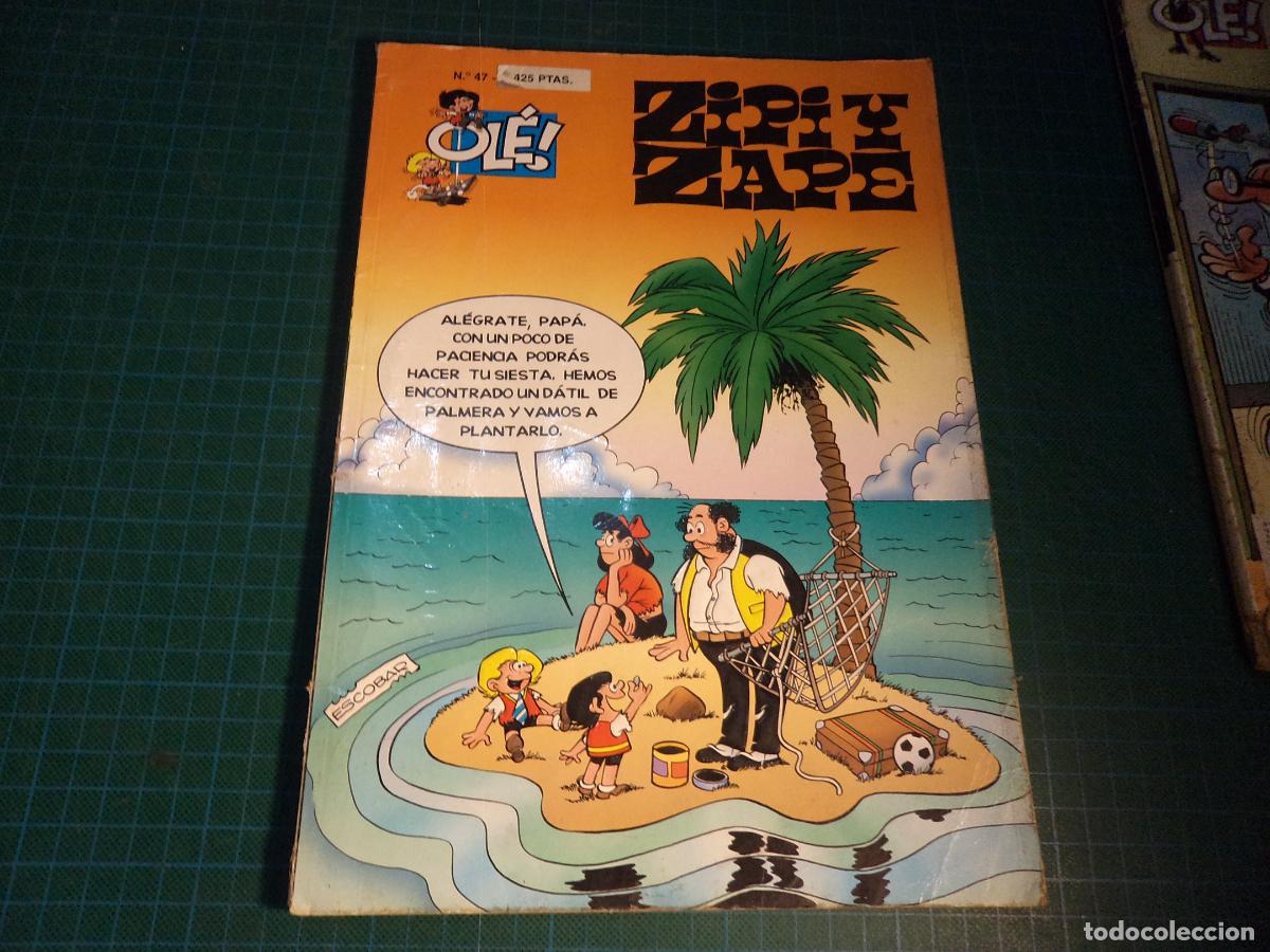 C&oacute;mics: Coleccion Zipi y Zape. N&ordm; 47. Ediciones B. Con se&ntilde;ales de uso