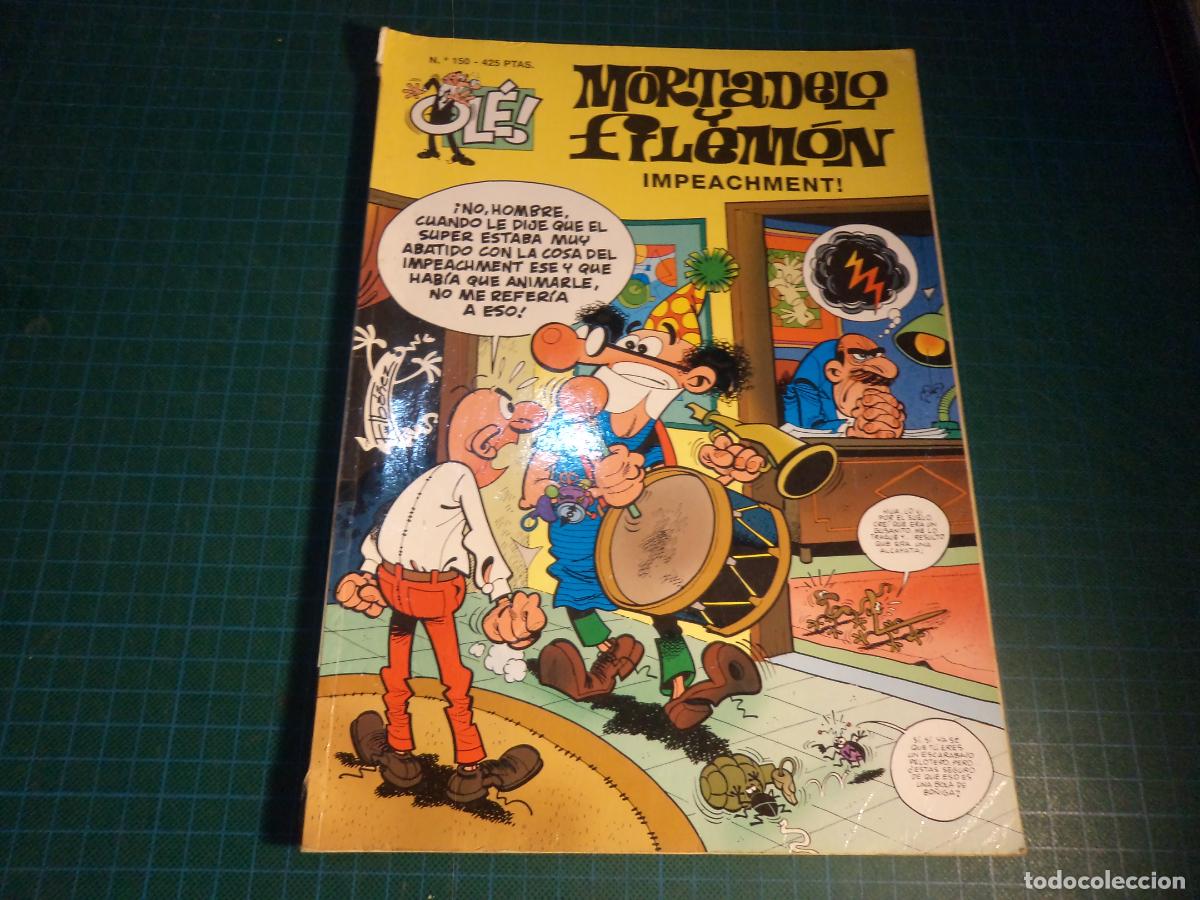 C&oacute;mics: Coleccion Ole Mortdelo. N&ordm; 150. Ediciones B. Con se&ntilde;ales de uso
