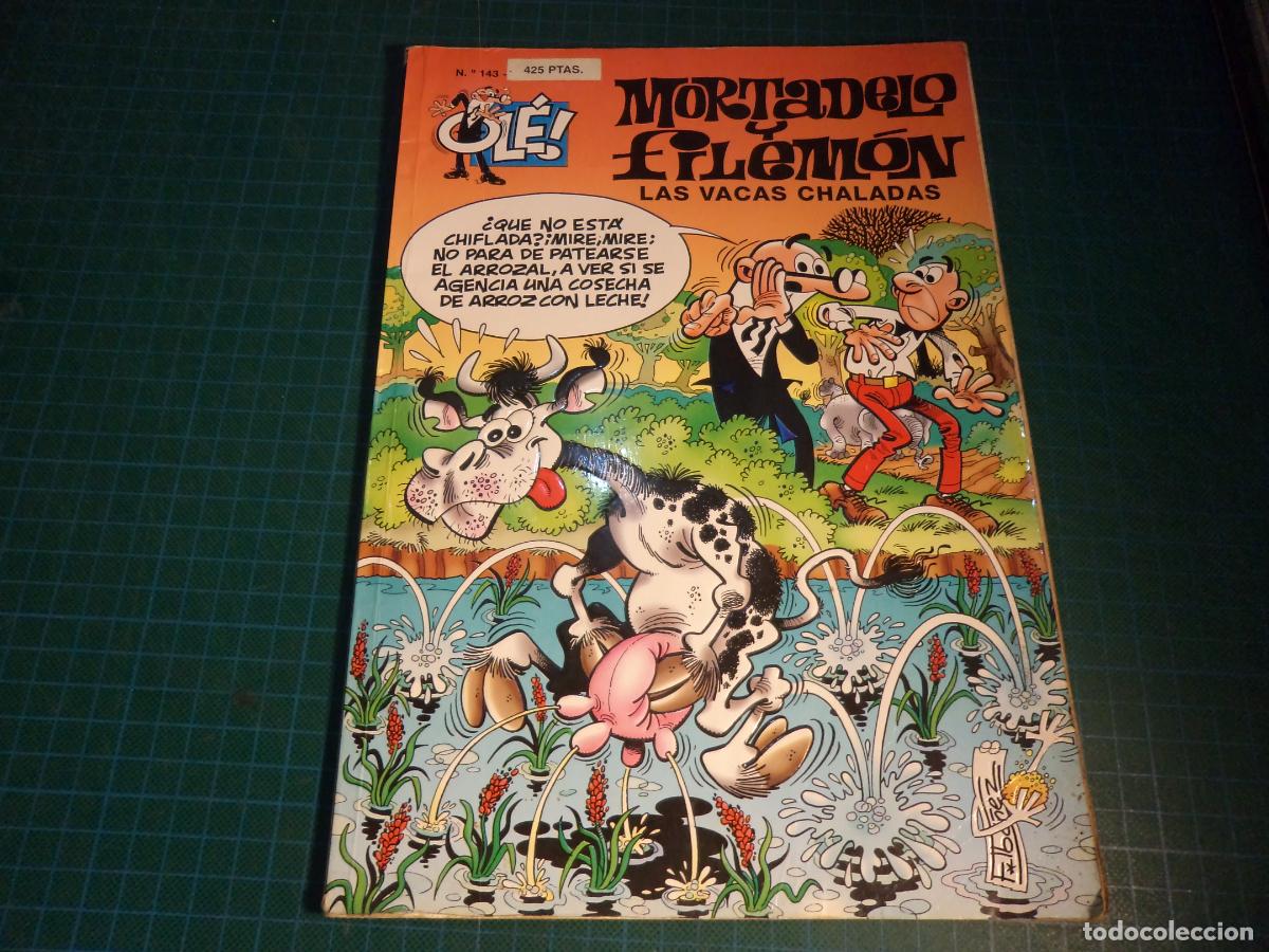 C&oacute;mics: Coleccion Ole Mortdelo. N&ordm; 143. Ediciones B. Con se&ntilde;ales de uso