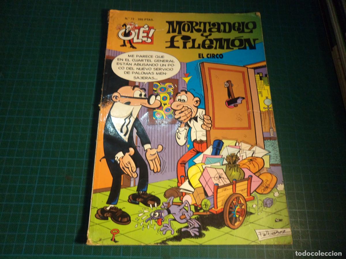 Comics: Coleccion Ole Mortdelo. N&ordm; 72. Ediciones B. Con se&ntilde;ales de uso