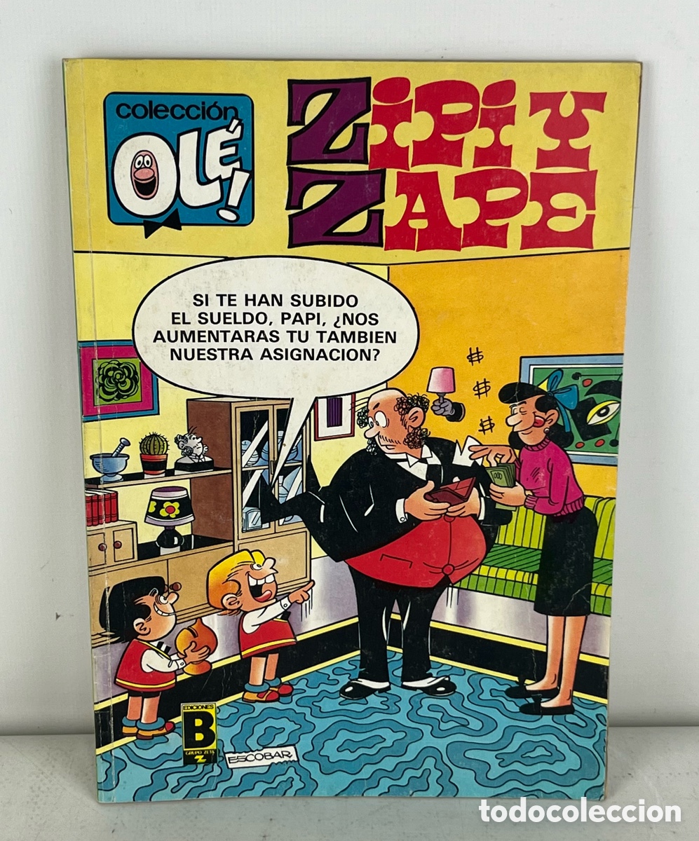 C&oacute;mics: ZIPI Y ZAPE N&ordm;344 COLECCI&Oacute;N OL&Eacute; - EDICIONES B - Foto 1