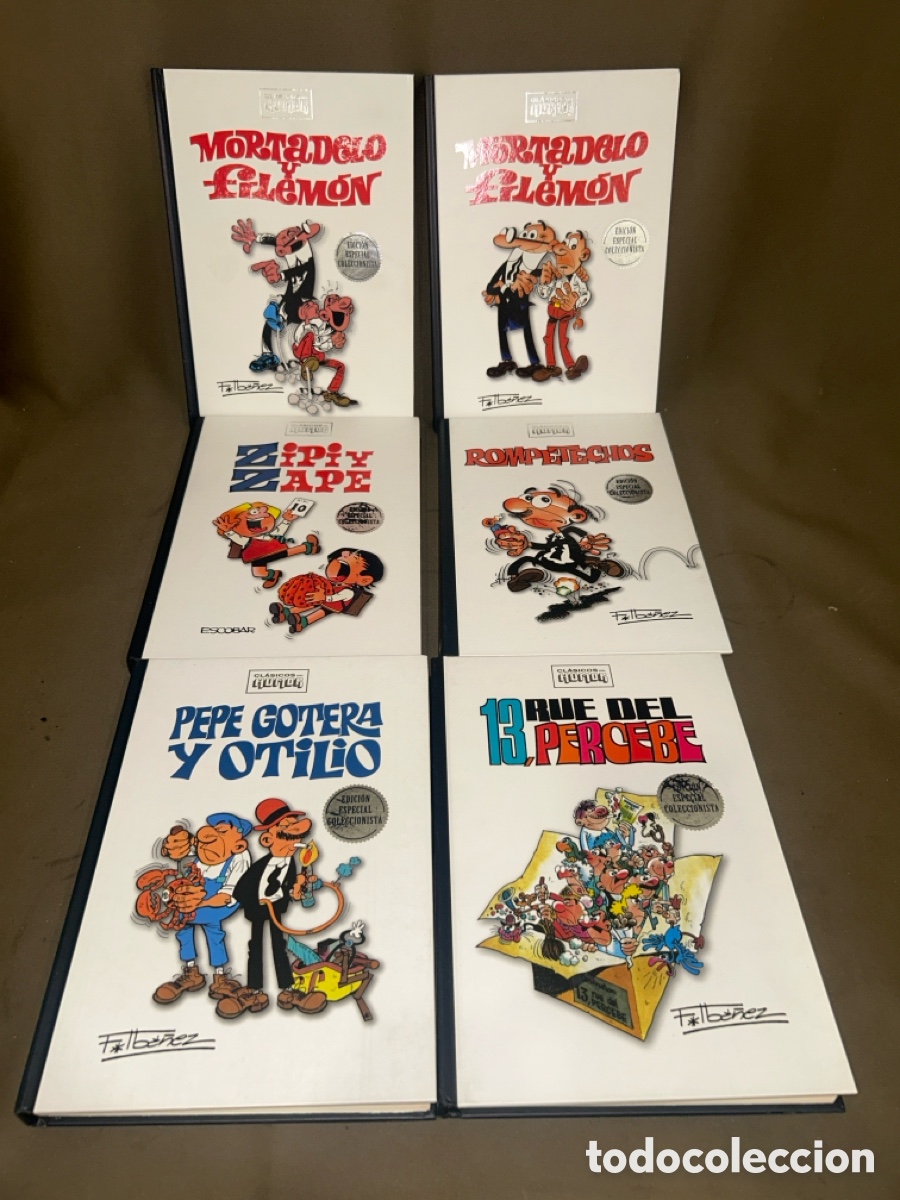 C&oacute;mics: CL&Aacute;SICOS DEL HUMOR LOTE DE 6 C&Oacute;MICS, MORTADELO Y FILEM&Oacute;N, ZIPI Y ZAPE, ROMPETECHOS, ETC *VER FOTOS*