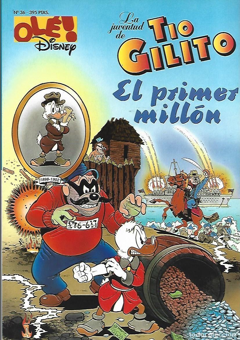 C&oacute;mics: Ole Disney, 36: la juventud del Tio Gilito: el primer mill&acute;pon, 1997, Ediciones B, primera edici&oacute;n,
