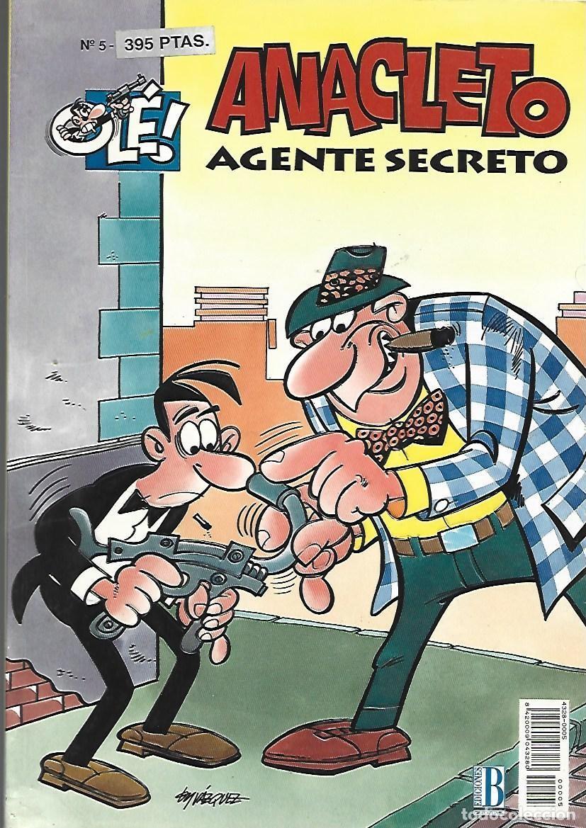 C&oacute;mics: Ole, 5: Anacleto, agente secreto, 1993, Ediciones B, primera edici&oacute;n, buen estado