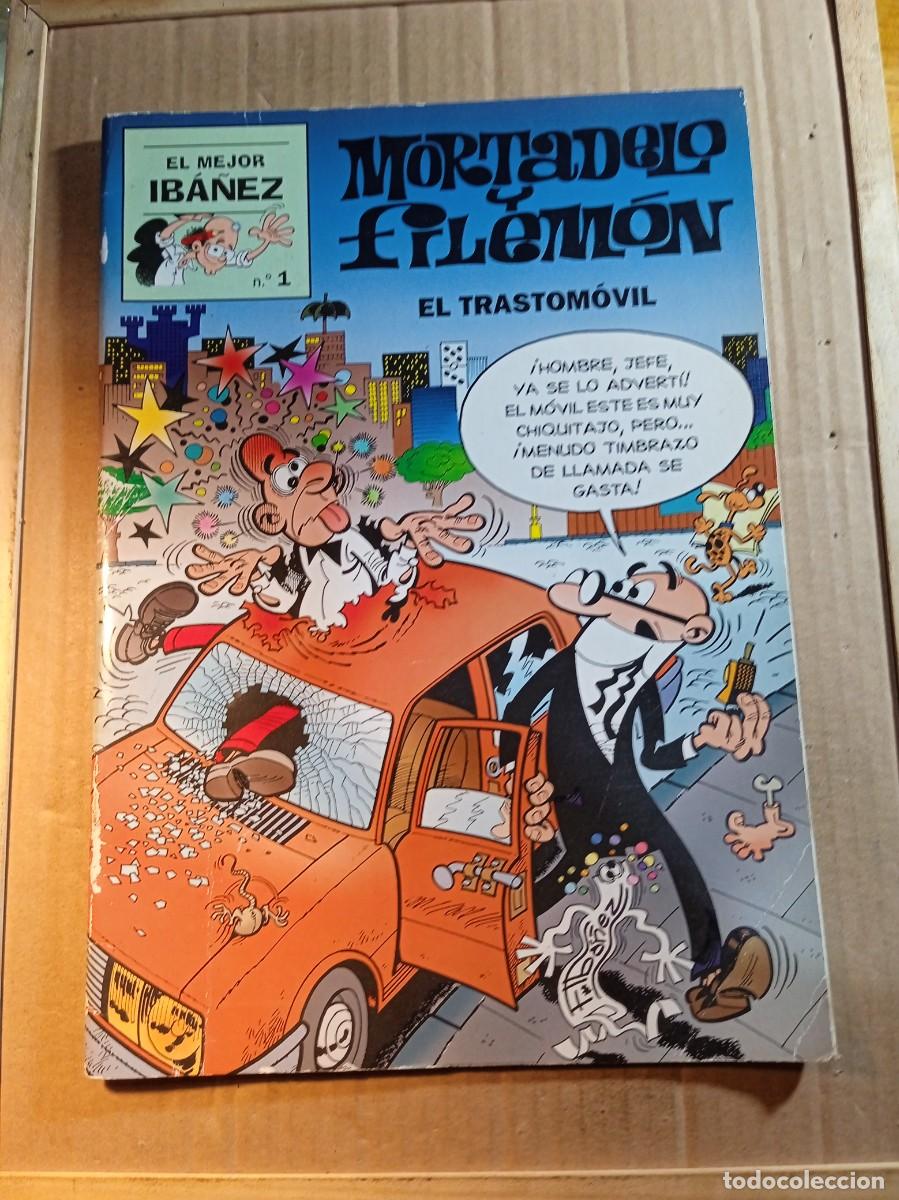 C&oacute;mics: COMIC DE LO MEJOR DE IBA&Ntilde;EZ MORTADELO Y FILEMON EN EL TRASTOMOVIL N&ordm; 1