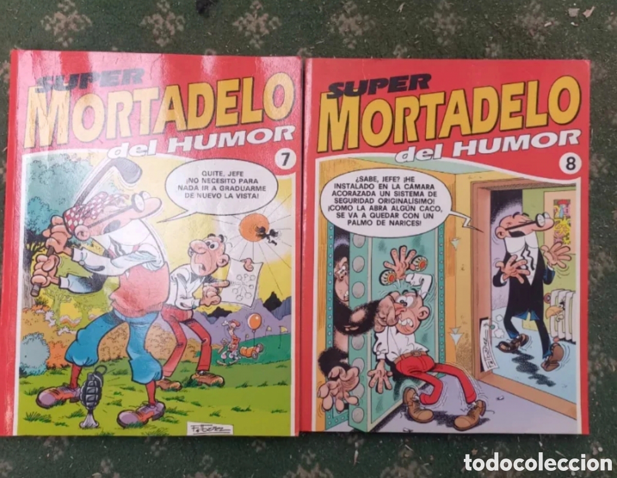 C&oacute;mics: Lote 2 C&oacute;mics S&uacute;per Mortadelo del Humor N&ordm; 7 y 8 (Ediciones B, Retapado)