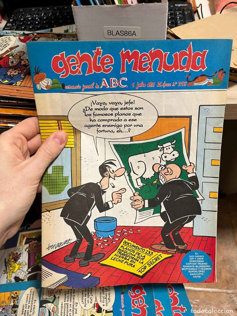C&oacute;mics: BLAS86A &ndash; Gente Menuda (ABC), 9 julio 1995, II &eacute;poca n&ordm; 295.