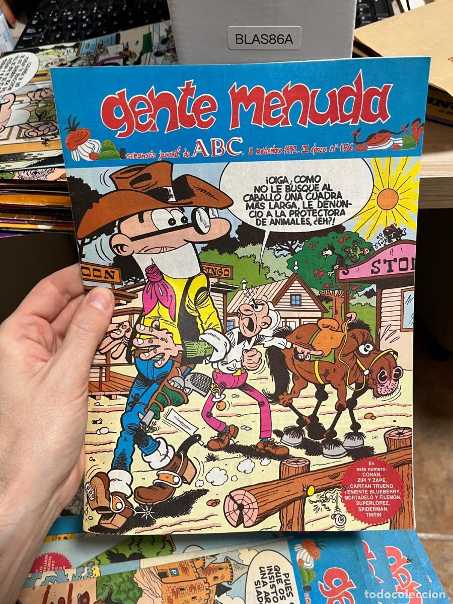 C&oacute;mics: BLAS86A &ndash; Gente Menuda (ABC), 8 noviembre 1992, II &eacute;poca n&ordm; 156.