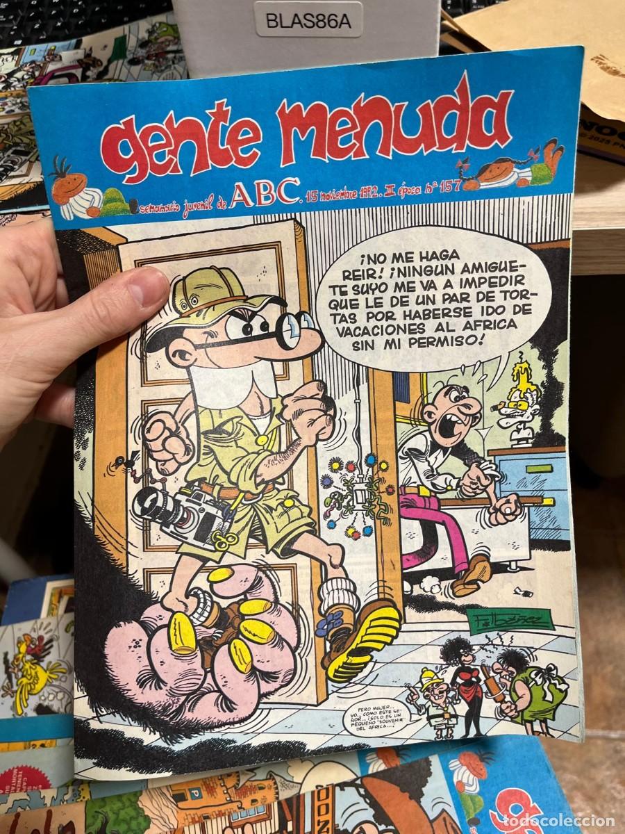 C&oacute;mics: BLAS86A &ndash; Gente Menuda (ABC), 15 noviembre 1992, II &eacute;poca n&ordm; 157.
