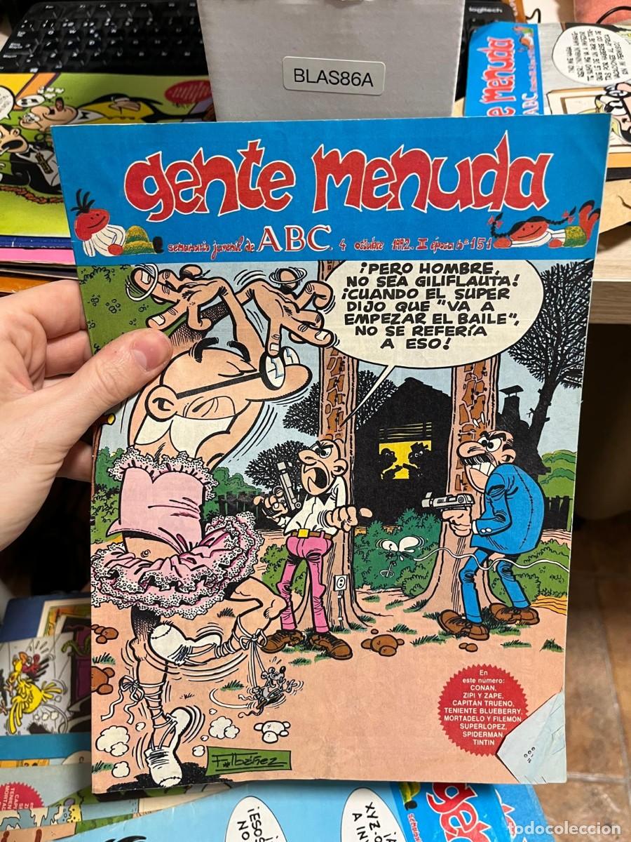 C&oacute;mics: BLAS86A &ndash; Gente Menuda (ABC), 4 octubre 1992, II &eacute;poca n&ordm; 151. - Foto 1