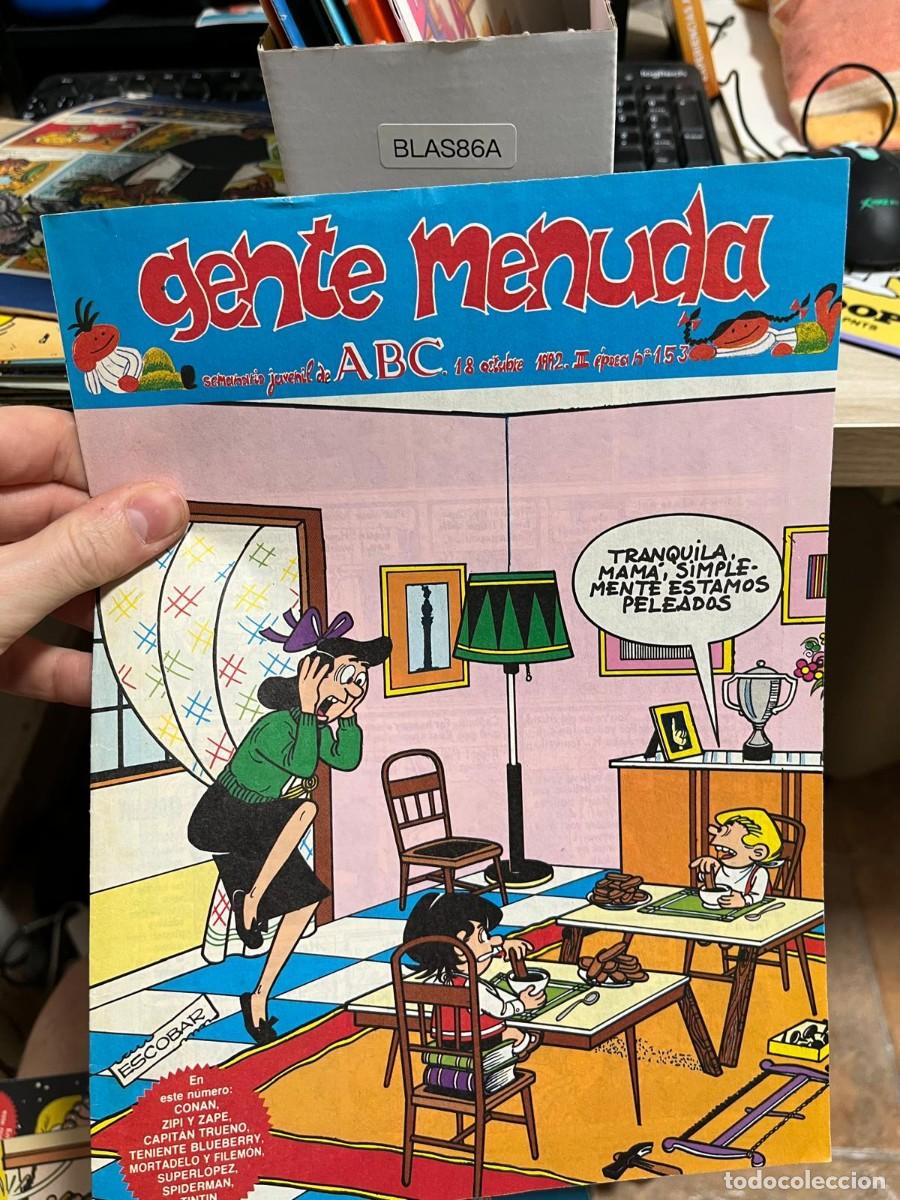 C&oacute;mics: BLAS86A - Revista Gente Menuda (ABC), 18 octubre 1992, II &eacute;poca n&ordm; 153.