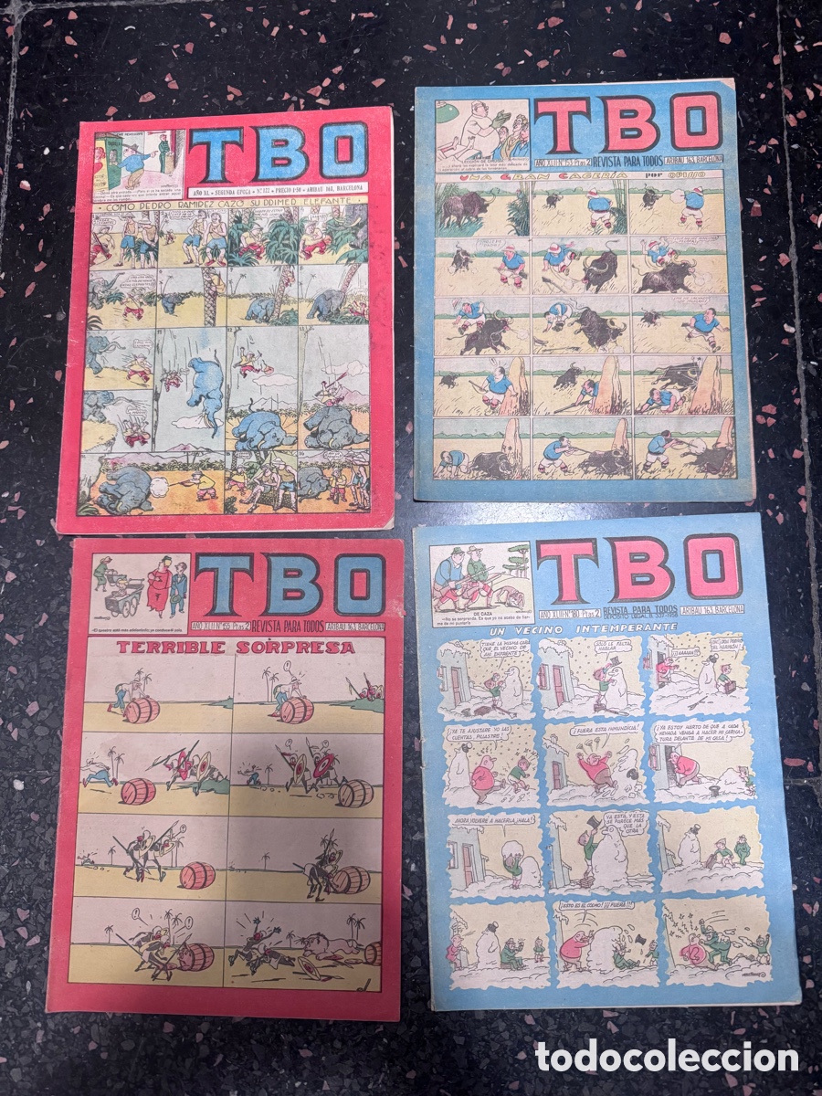 C&oacute;mics: Lote 30 TBO a&ntilde;o XL en adelante