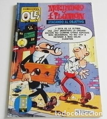 Comics: MORTADELO Y FILEM&Oacute;N ATACANDO AL OBJETIVO DE COLECCI&Oacute;N OL&Eacute; FRANCISCO IB&Aacute;&Ntilde;EZ HUMOR 1&ordf; ED. 1988 A&Ntilde;OS 80