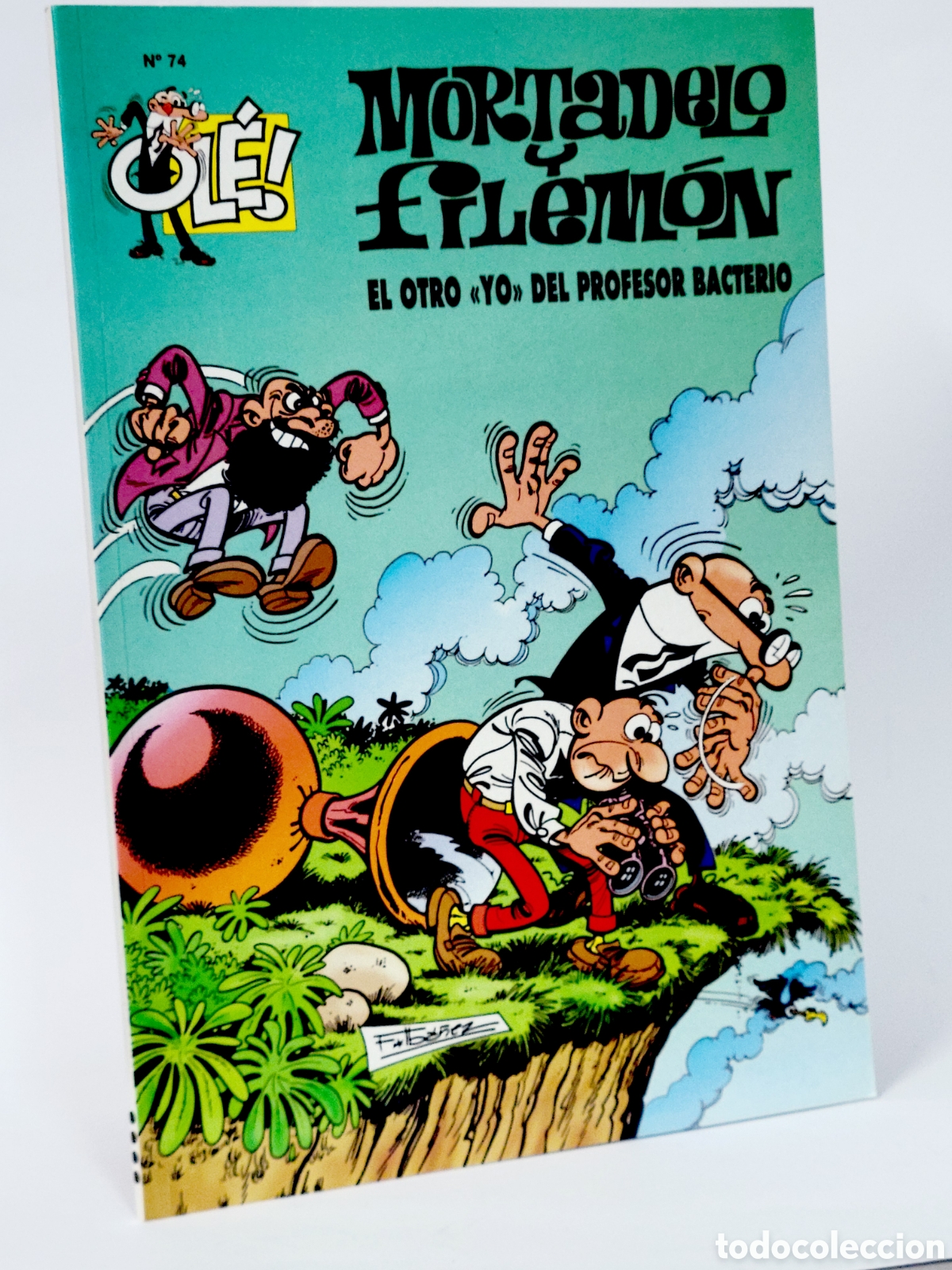 C&oacute;mics: C&Oacute;MICS MORTADELO Y FILEM&Oacute;N 74 EL OTRO YO PROFESOR BACTERIOL&Eacute; 5 QUINTA EDICI&Oacute;N EDICIONES B DE KIOSCO - Foto 1