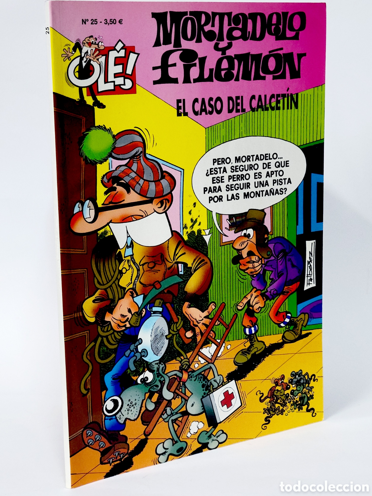 C&oacute;mics: C&Oacute;MICS MORTADELO Y FILEM&Oacute;N 25 EL CASO DEL CALCETIN OL&Eacute; 5 QUINTA EDICI&Oacute;N EDICIONES B DE KIOSCO