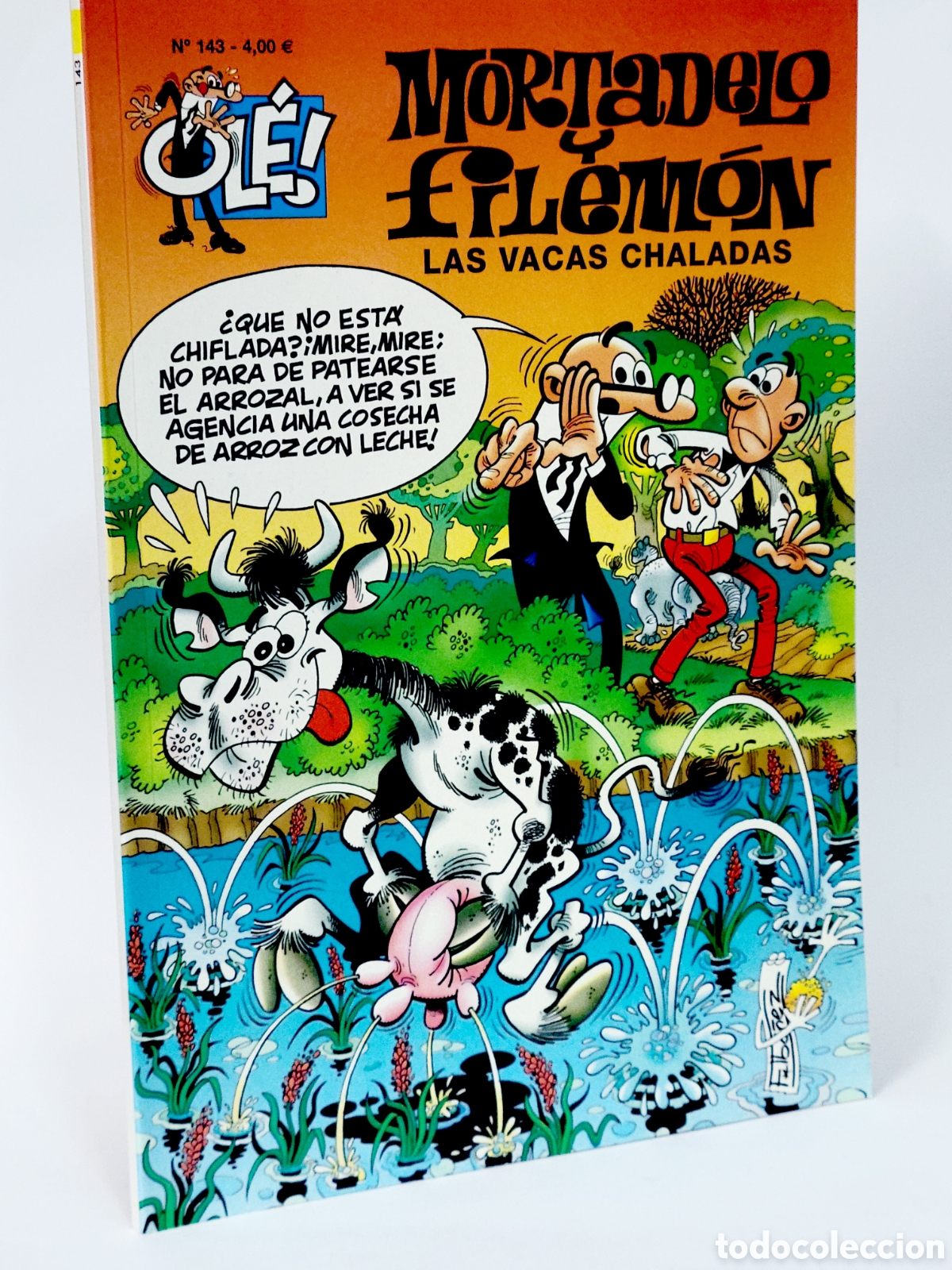 C&oacute;mics: C&Oacute;MICS MORTADELO Y FILEM&Oacute;N 143 LAS VACAS CHALADAS OL&Eacute; 5 QUINTA EDICI&Oacute;N EDICIONES B DE KIOSCO