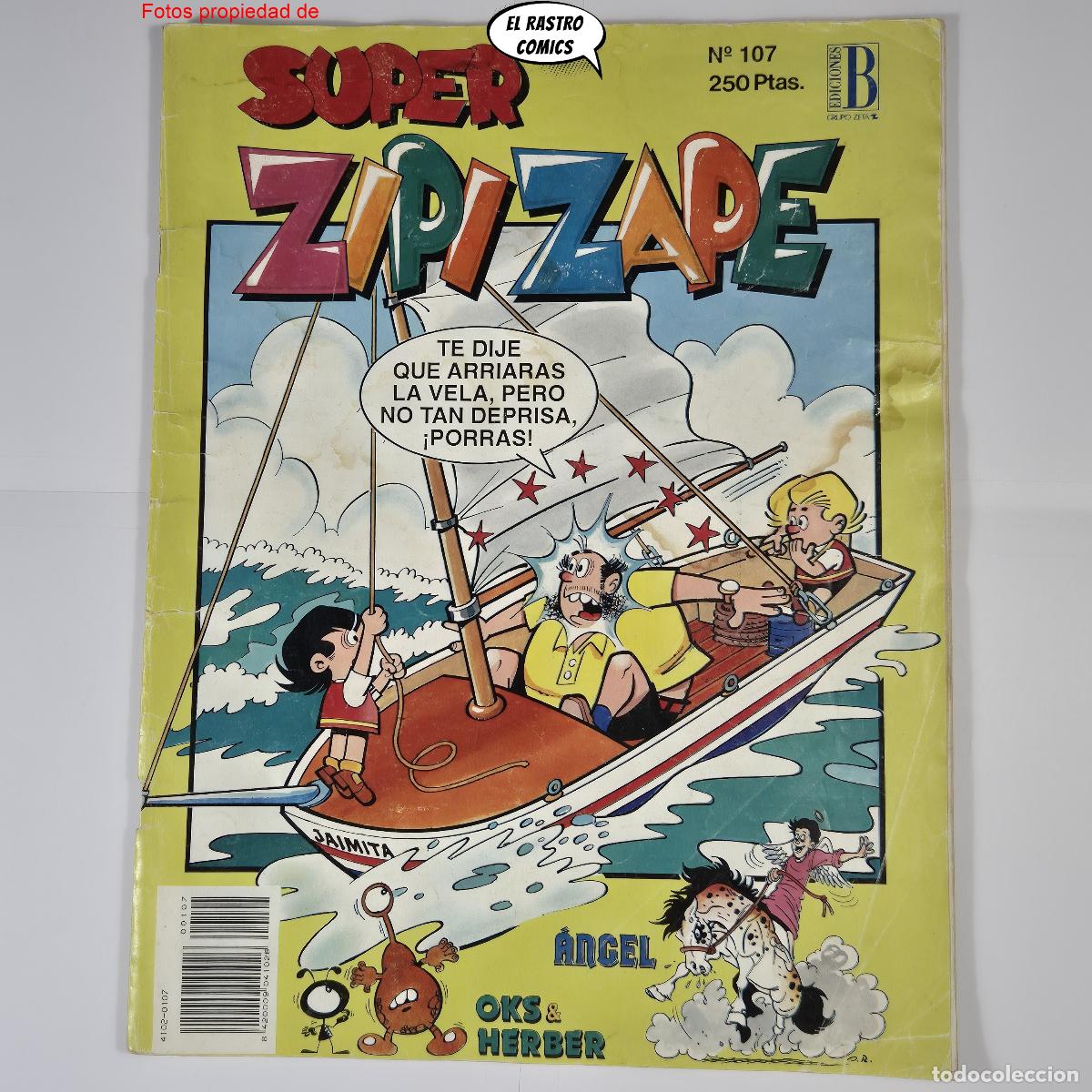 C&oacute;mics: Super Zipi y Zape n&ordm; 107, Lucas y Silvio, ed.B