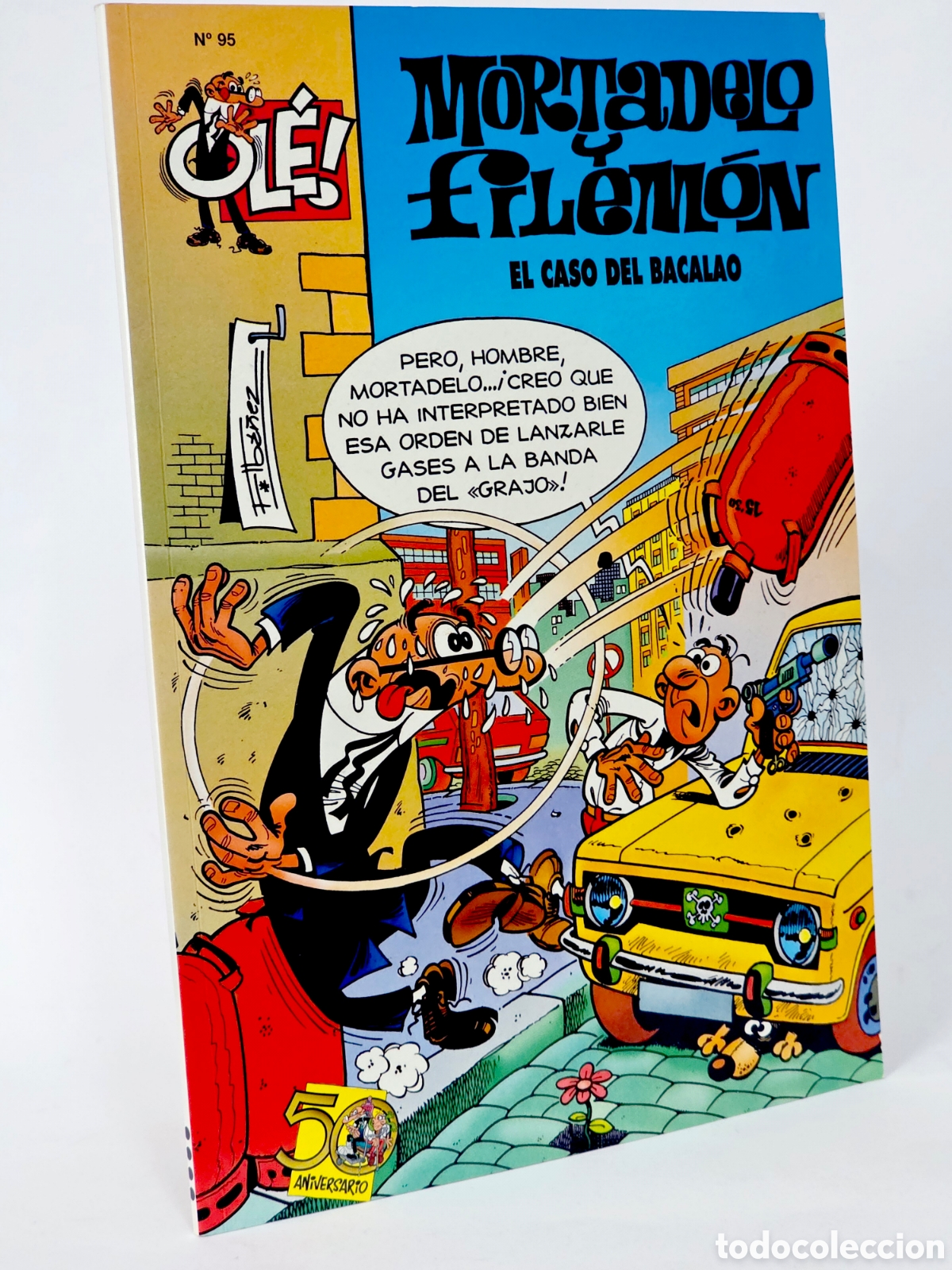 C&oacute;mics: C&Oacute;MIC MORTADELO Y FILEM&Oacute;N 95 EL CASO DEL BACALAO OL&Eacute; CUARTA EDICI&Oacute;N EDICIONES B DE KIOSCO