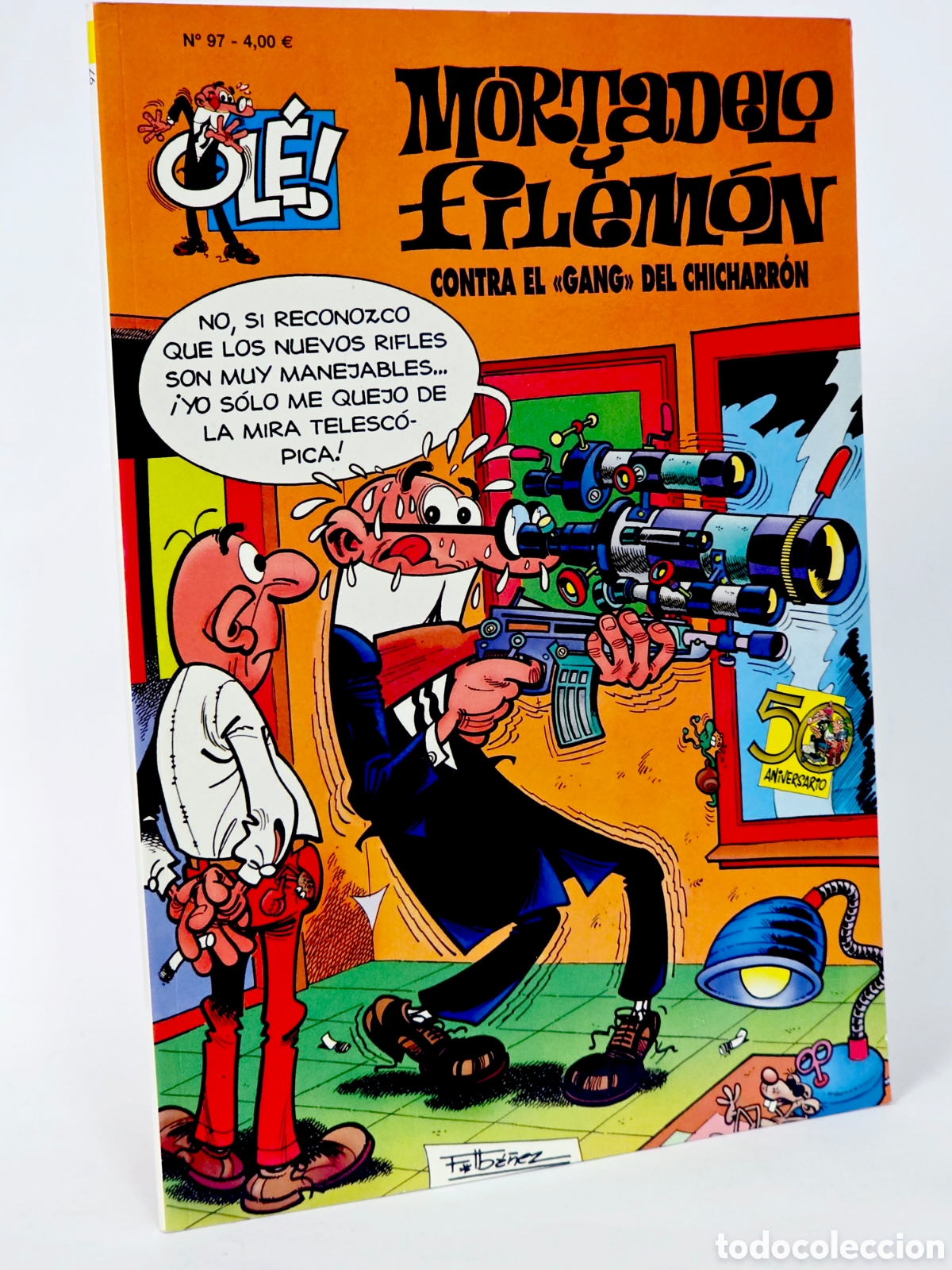 C&oacute;mics: C&Oacute;MIC MORTADELO Y FILEM&Oacute;N 97 CONTRA EL GANG OL&Eacute; CUARTA EDICI&Oacute;N EDICIONES B DE KIOSCO