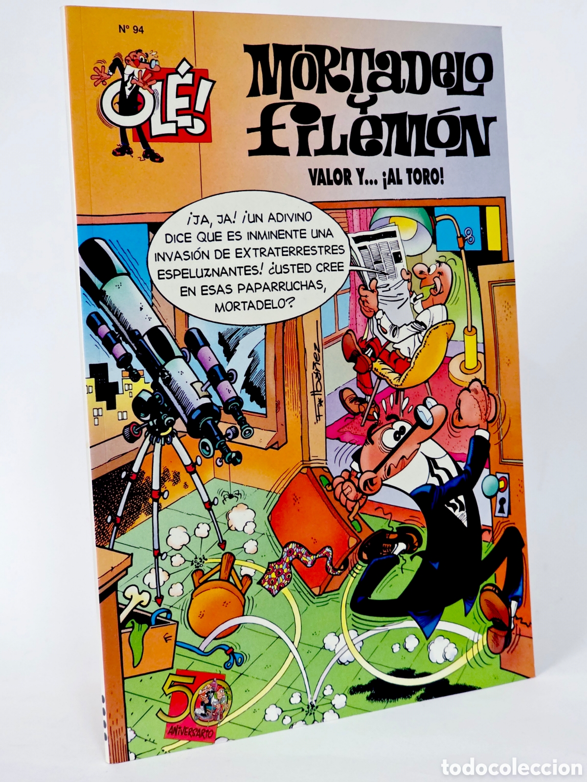 C&oacute;mics: C&Oacute;MIC MORTADELO Y FILEM&Oacute;N 94 VALOR Y AL TORO OL&Eacute; CUARTA EDICI&Oacute;N EDICIONES B DE KIOSCO