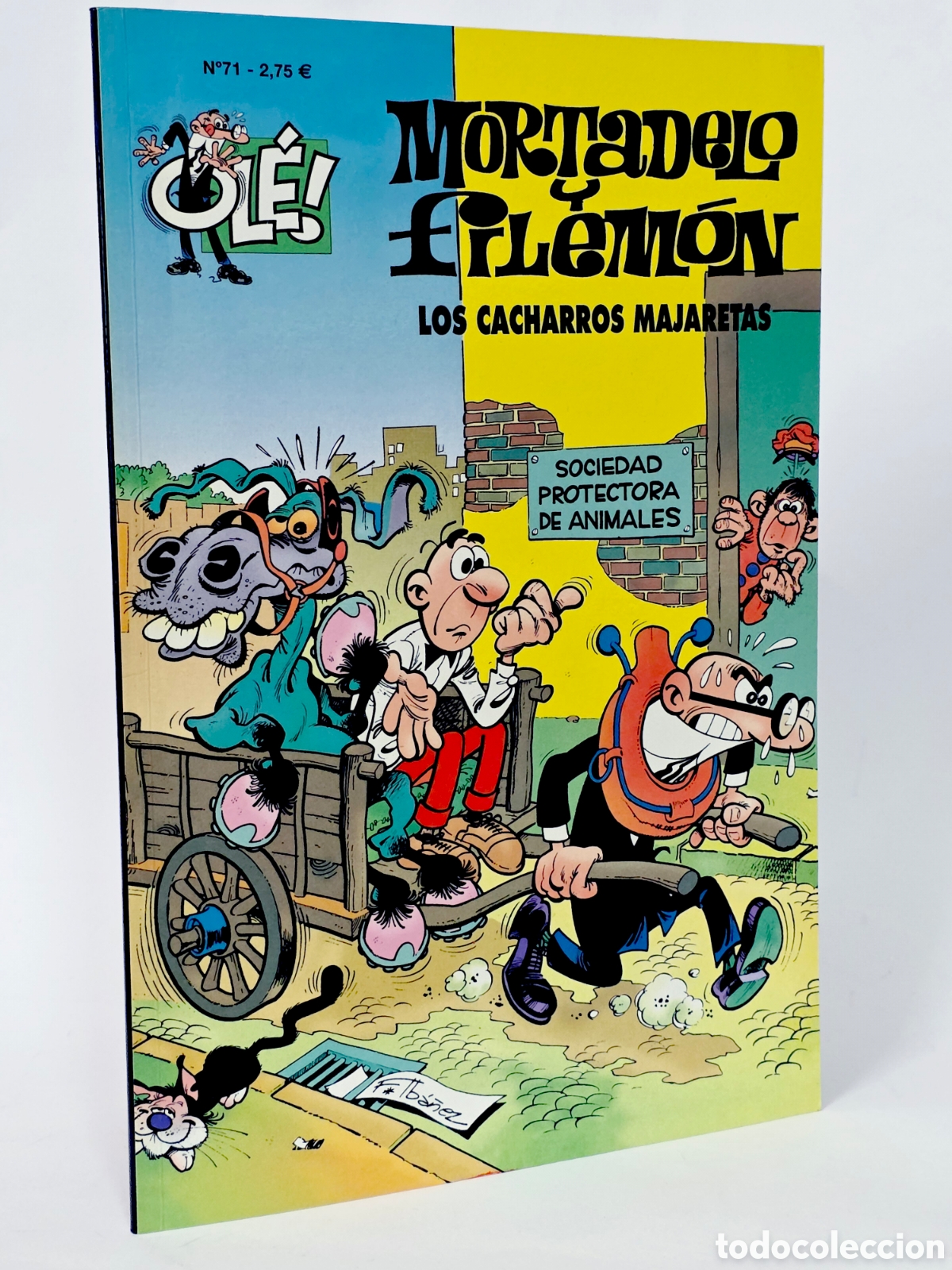 C&oacute;mics: C&Oacute;MIC MORTADELO Y FILEM&Oacute;N 71 LOS CACHARROS MAJARETAS OL&Eacute; CUARTA EDICI&Oacute;N EDICIONES B DE KIOSCO - Foto 1