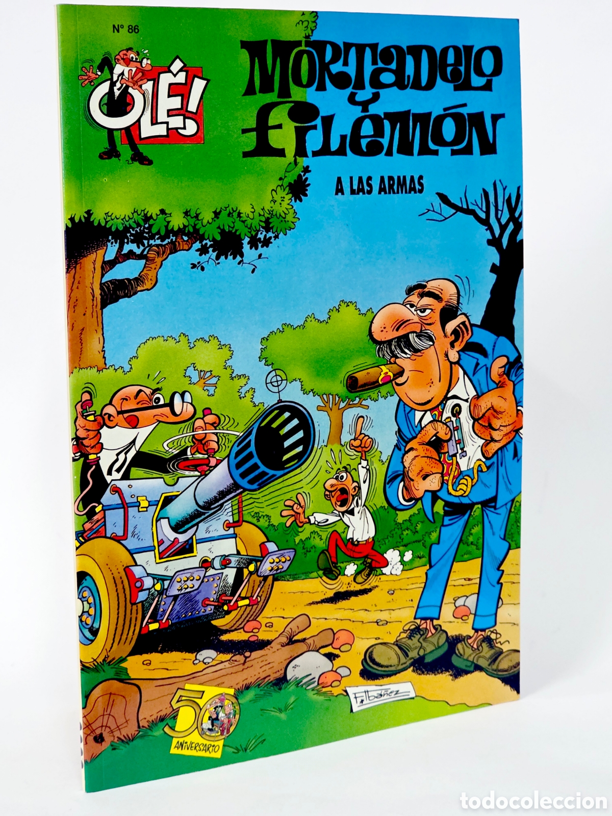 C&oacute;mics: C&Oacute;MIC MORTADELO Y FILEM&Oacute;N 86 A LAS ARMAS OL&Eacute; CUARTA EDICI&Oacute;N EDICIONES B DE KIOSCO