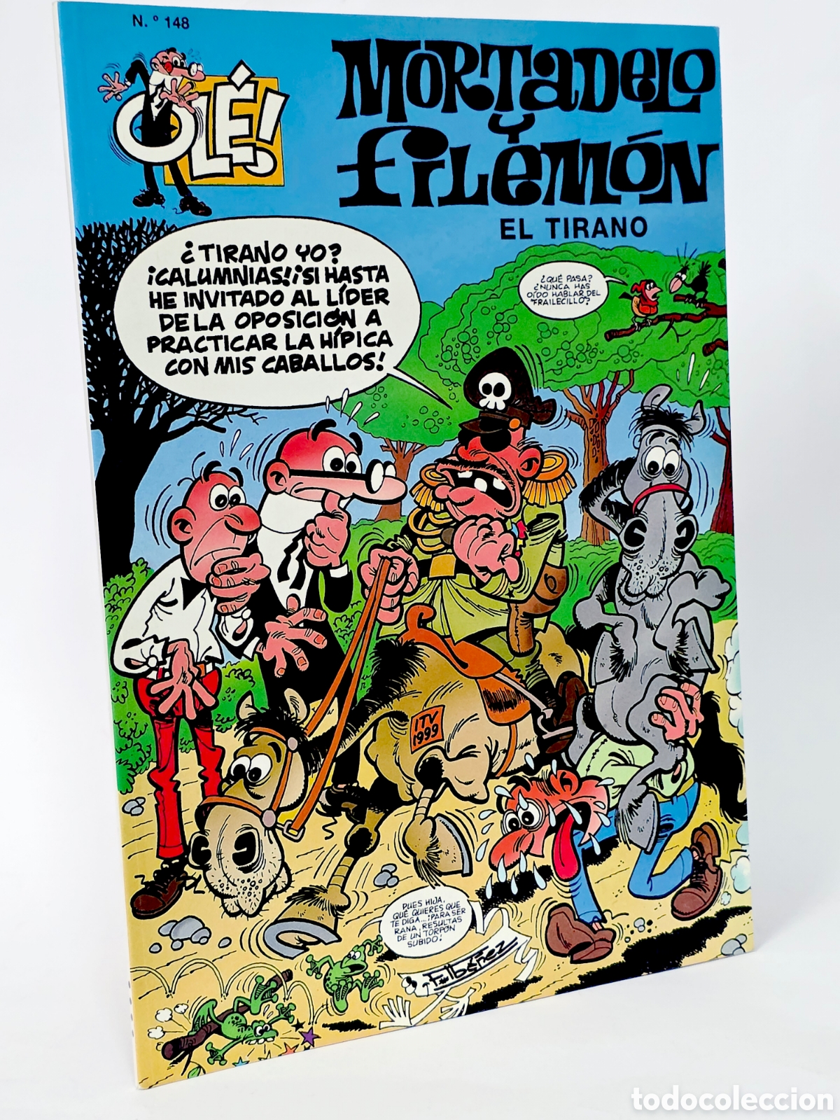 C&oacute;mics: C&Oacute;MIC MORTADELO Y FILEM&Oacute;N 148 EL TIRANO OL&Eacute; SEGUNDA EDICI&Oacute;N EDICIONES B DE KIOSCO