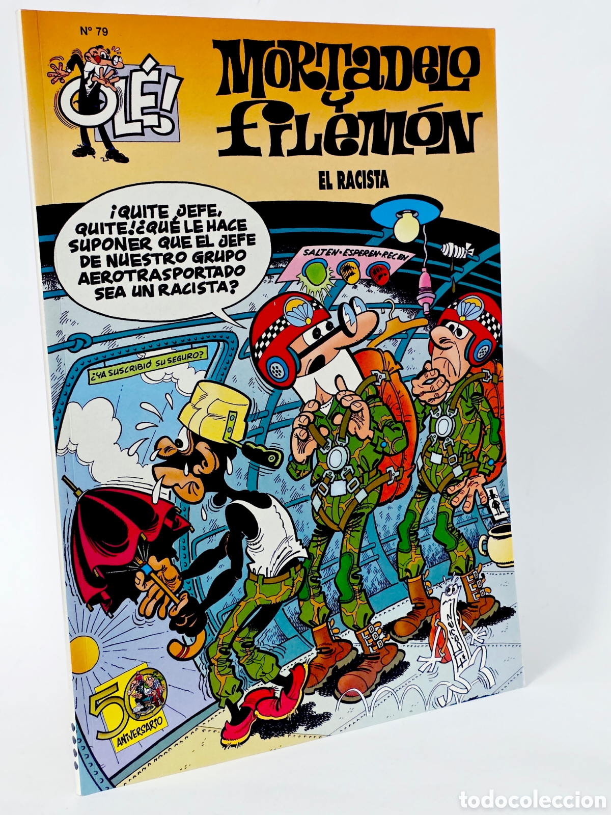 C&oacute;mics: C&Oacute;MIC MORTADELO Y FILEM&Oacute;N 79 EL RACISTA OL&Eacute; PRIMERA EDICI&Oacute;N EDICIONES B DE KIOSCO